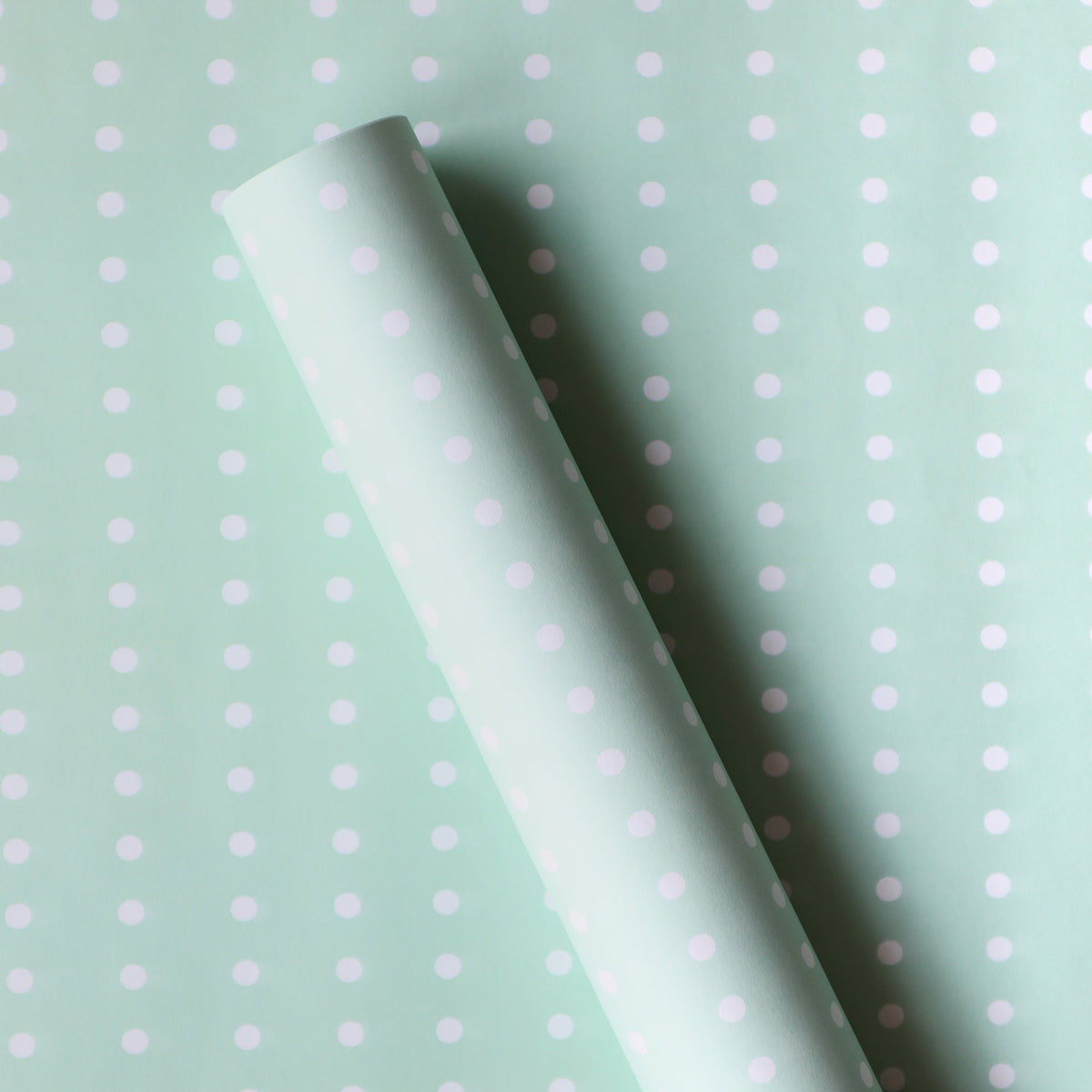 Wrapping Paper - Mint Dot