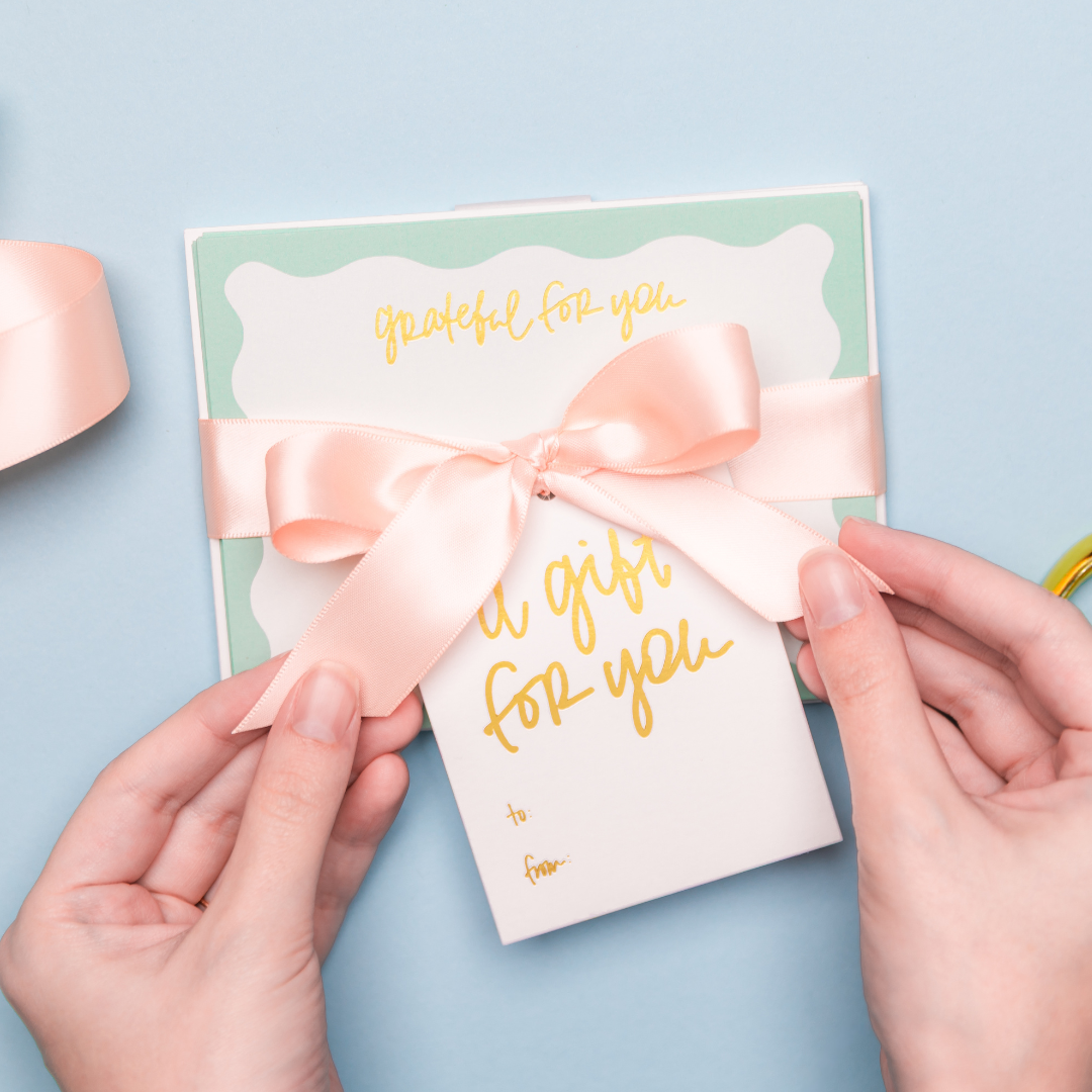 "A Gift for You" Gold Foil Gift Tags