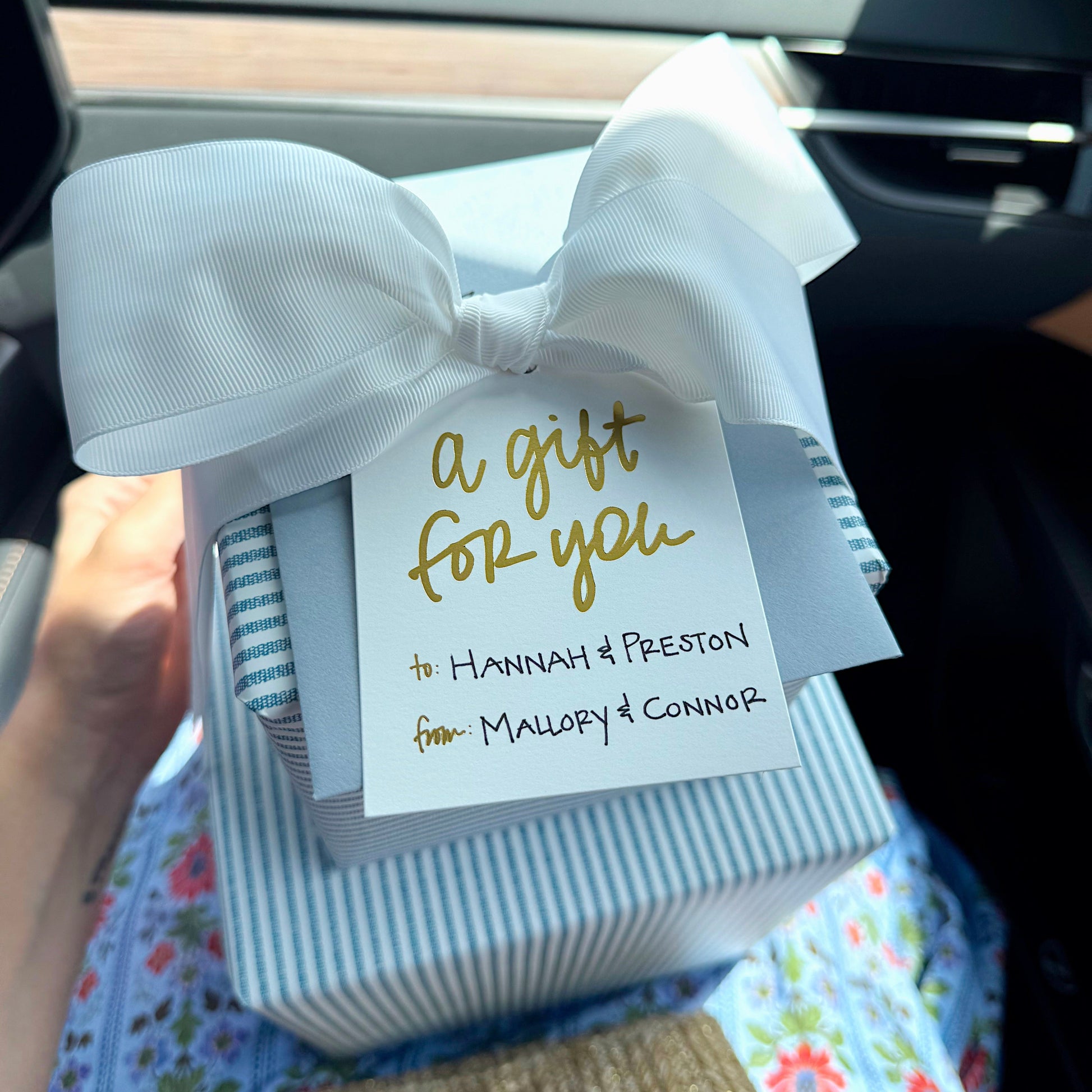 "A Gift for You" Gold Foil Gift Tags