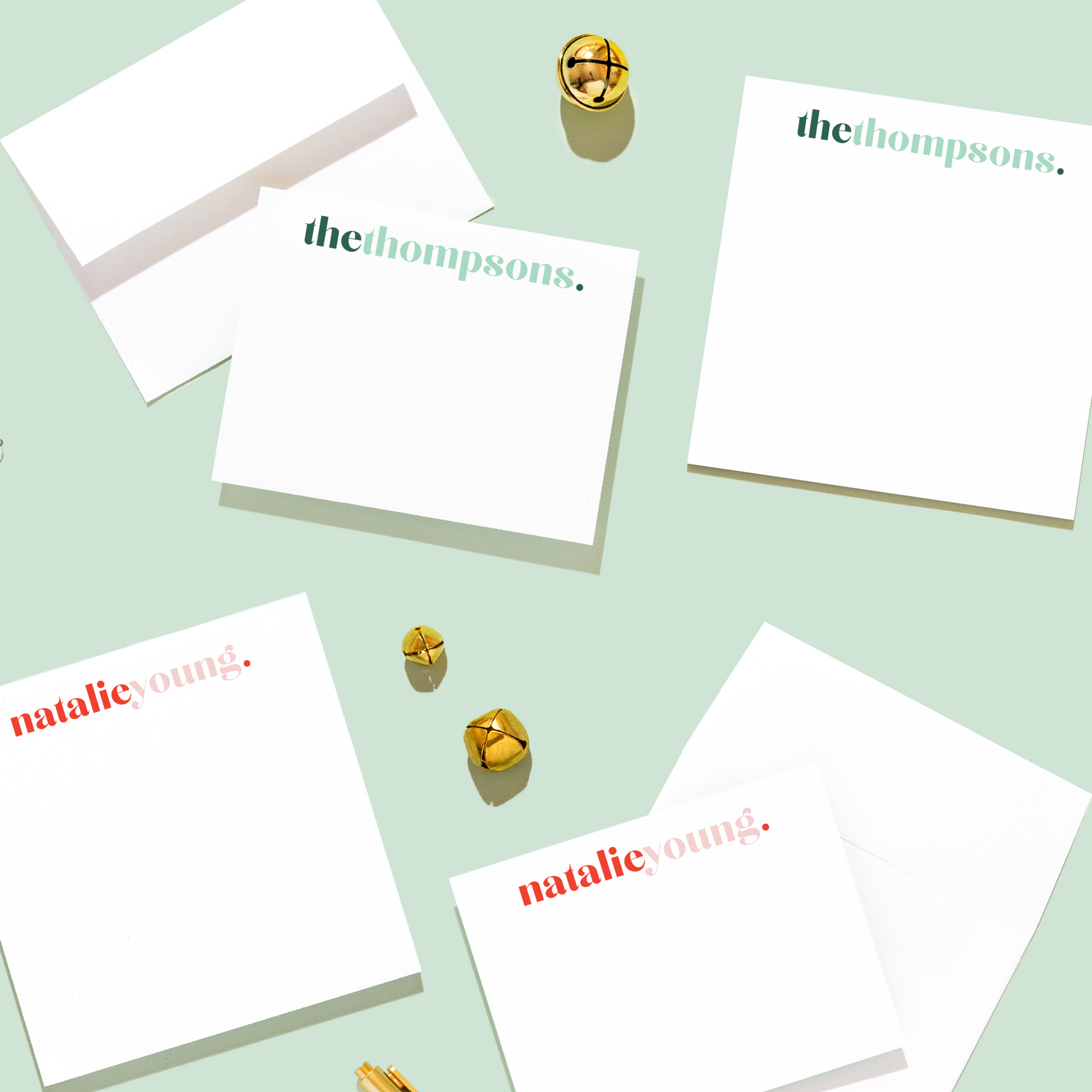 Holiday Cheerful Dot Stationery and Notepad Bundle