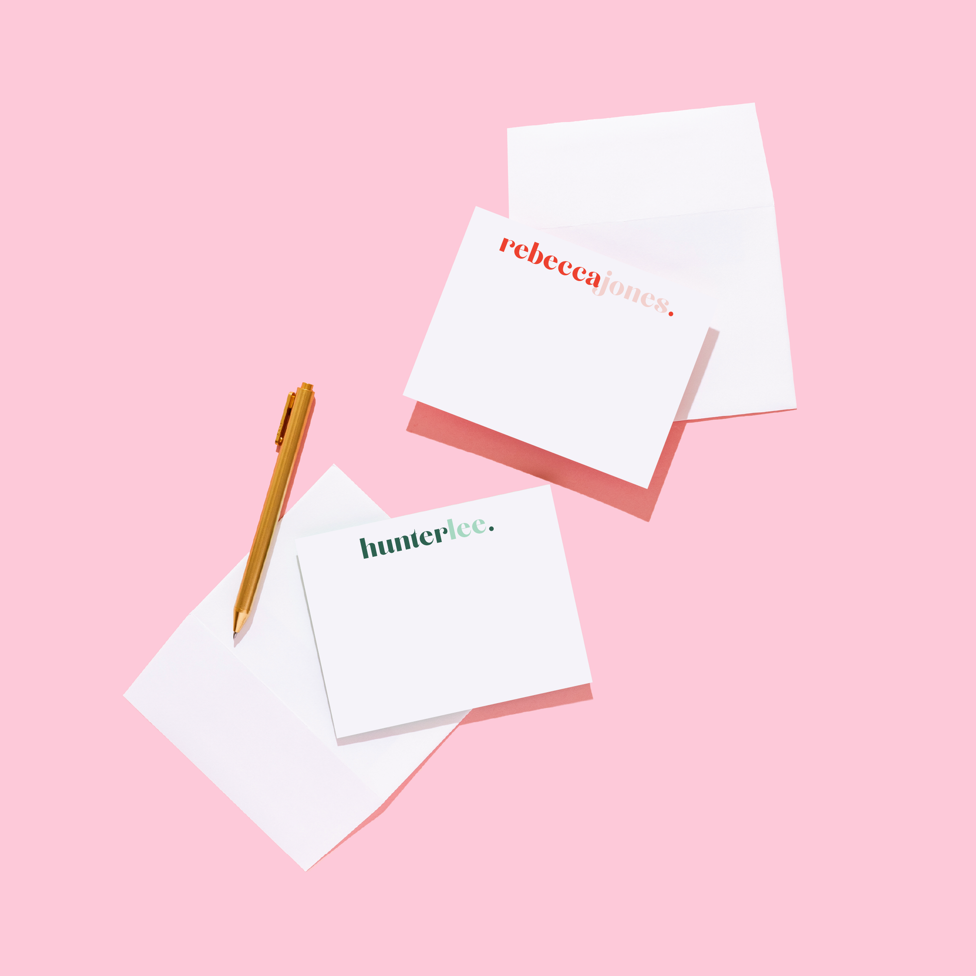 Holiday Cheerful Dot Stationery and Notepad Bundle