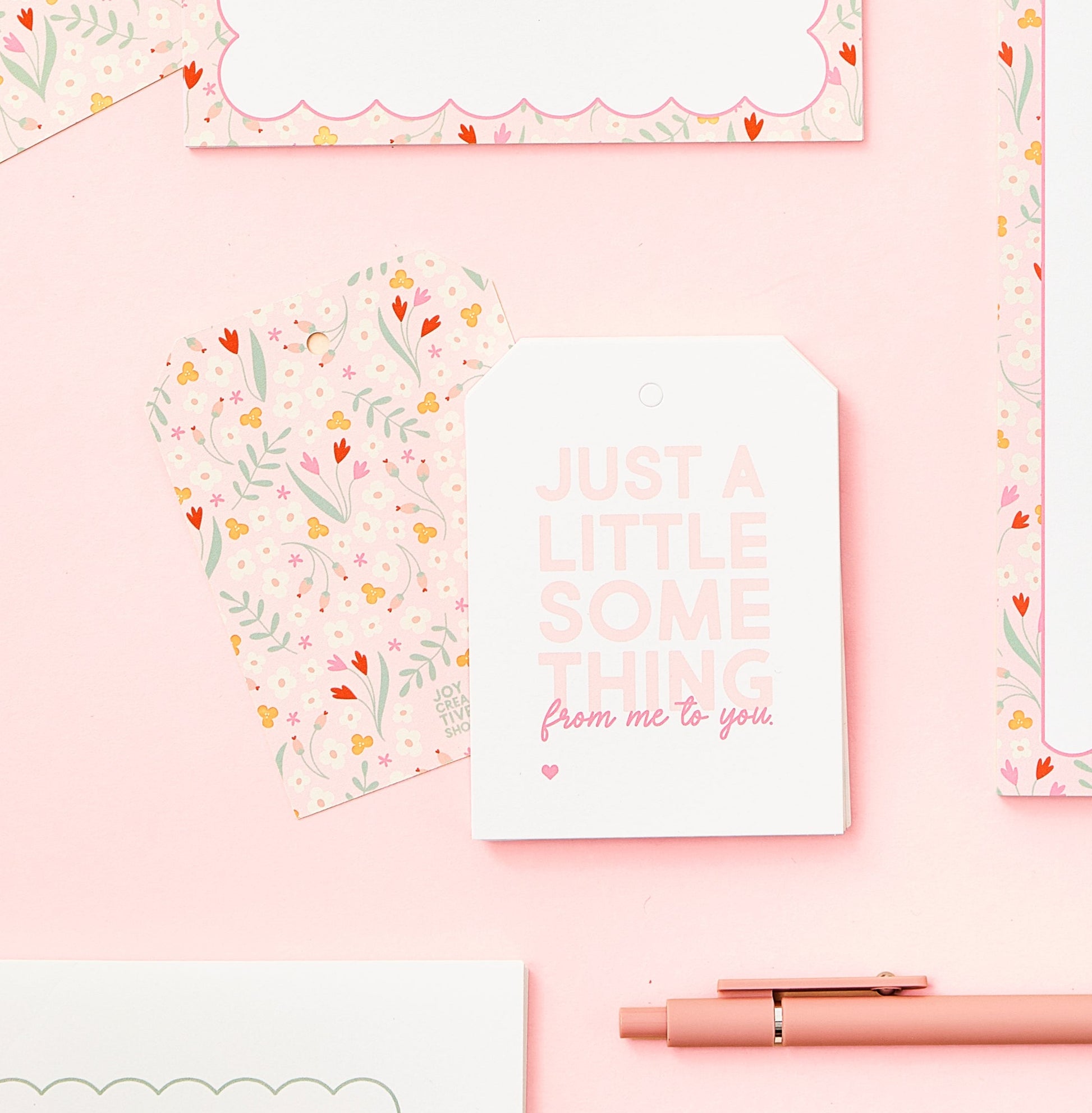 Floral Just a Little Something Gift Tags