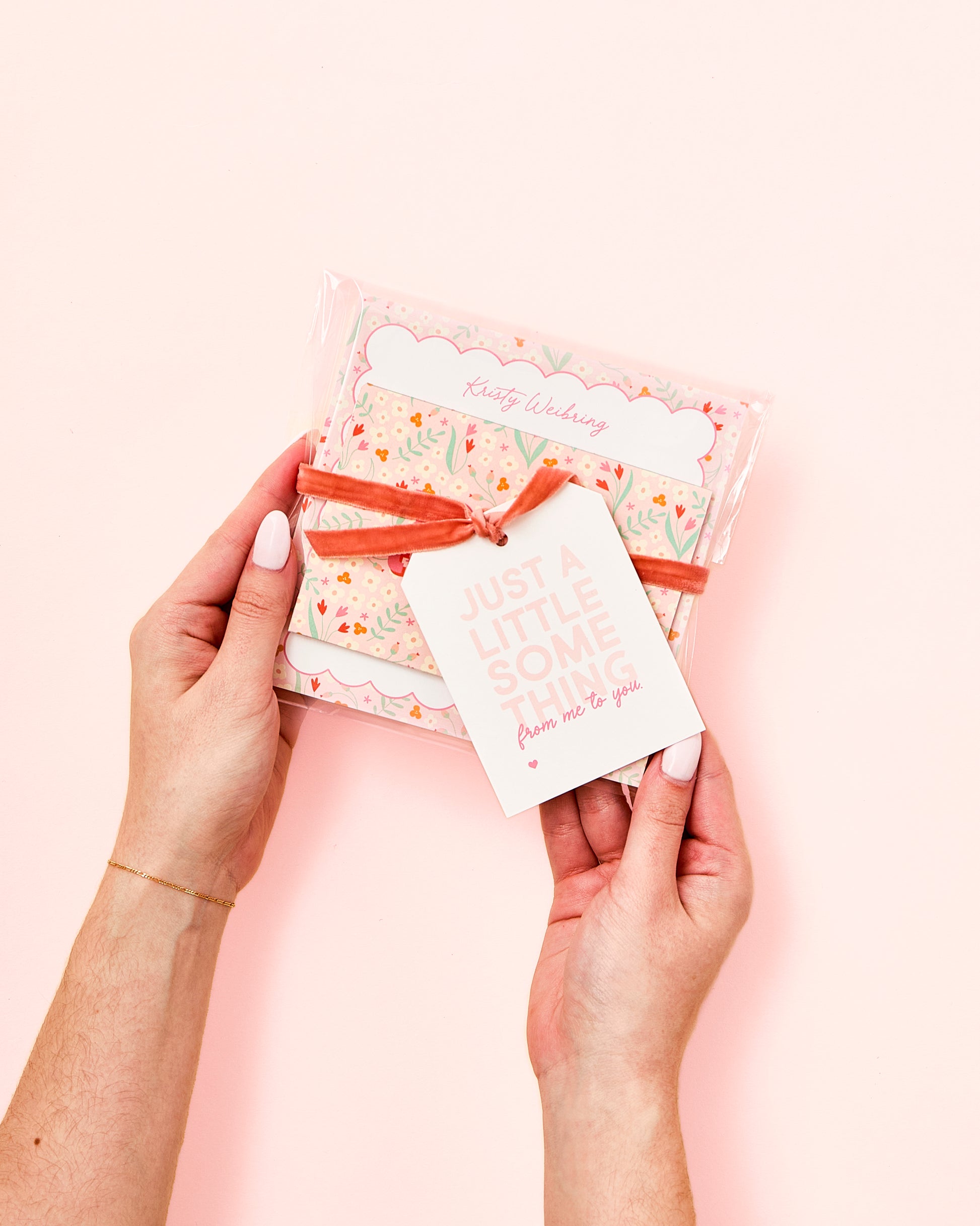 Floral Just a Little Something Gift Tags