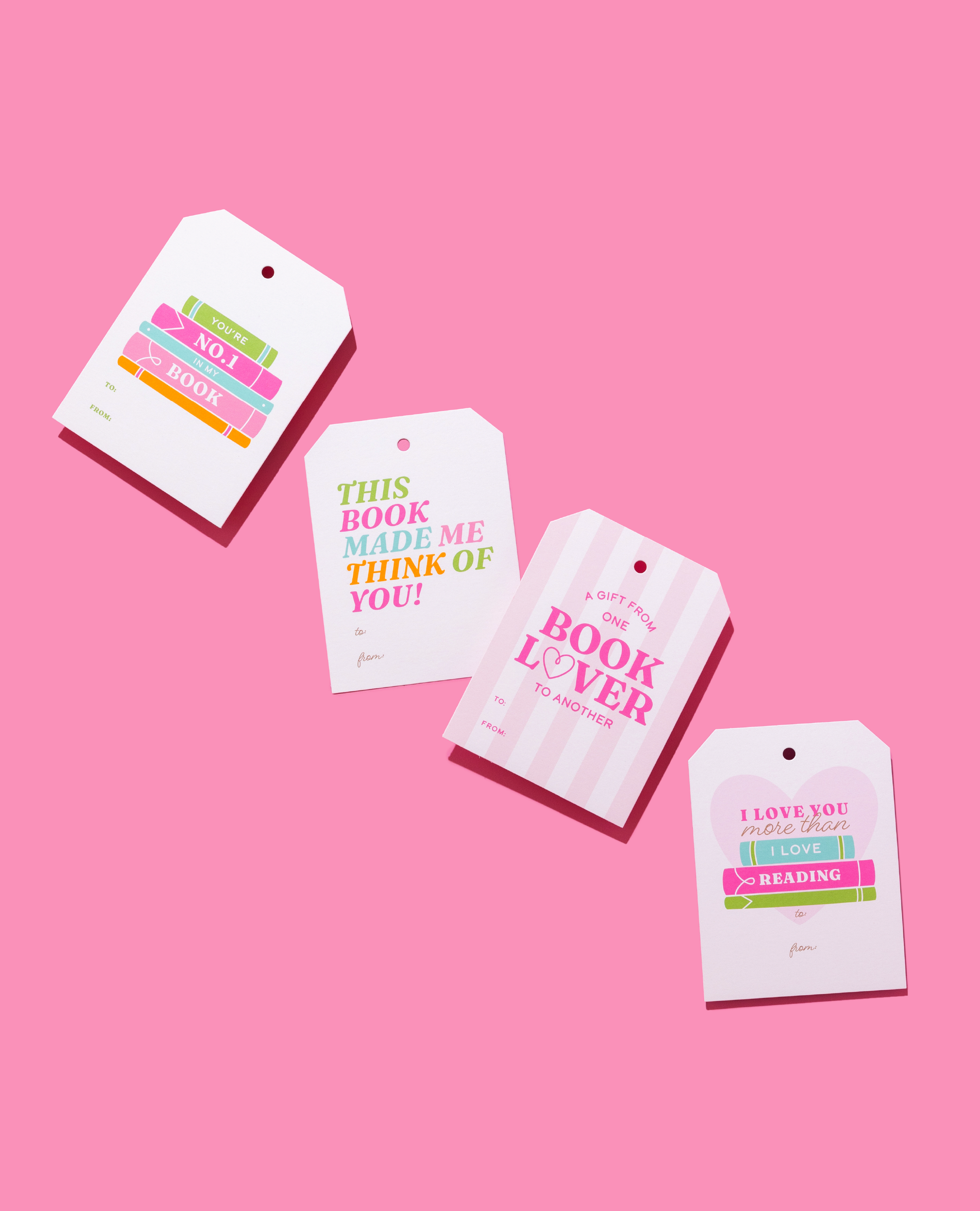 Mini Bag of Tags - Book Lovers