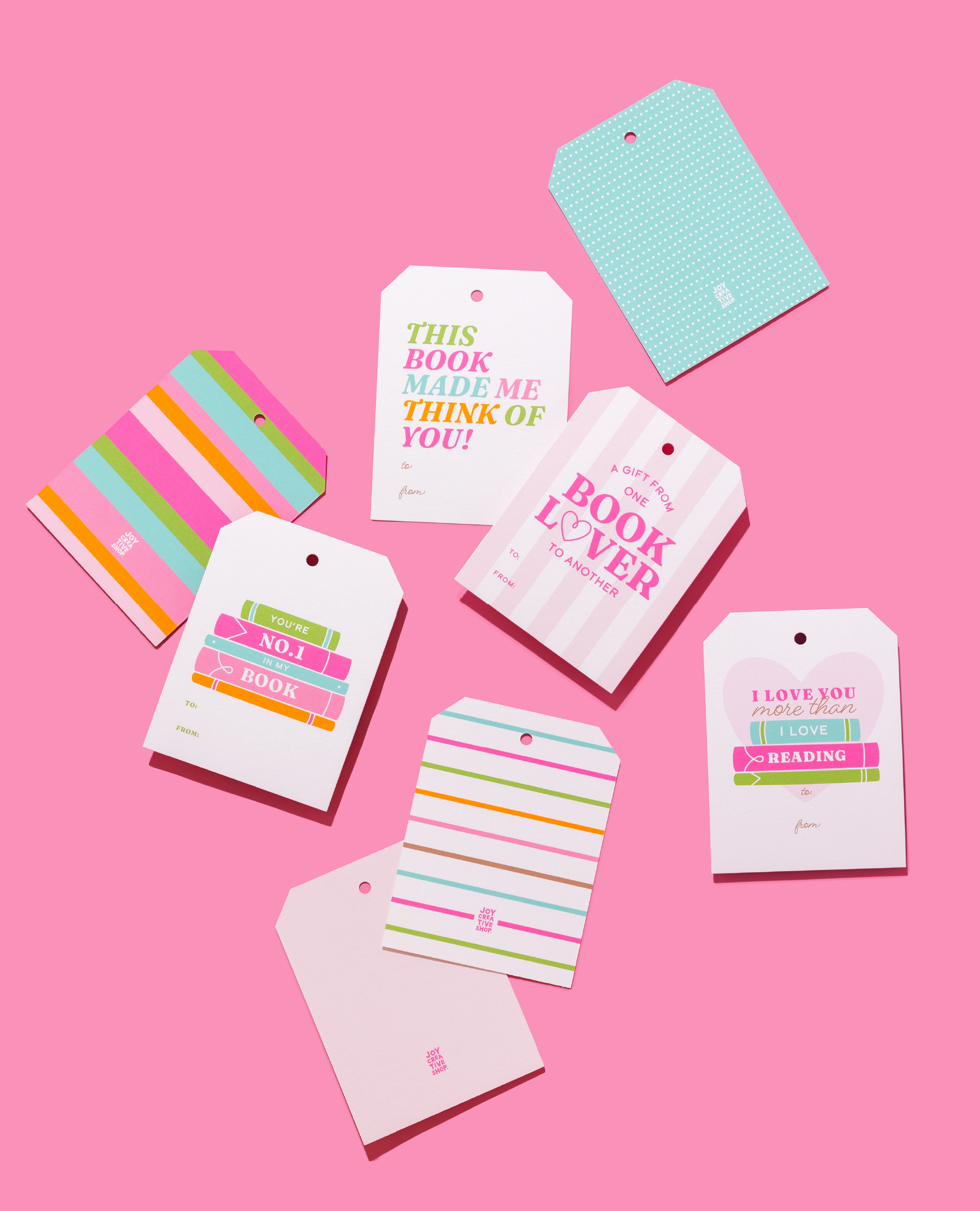 Mini Bag of Tags - Book Lovers