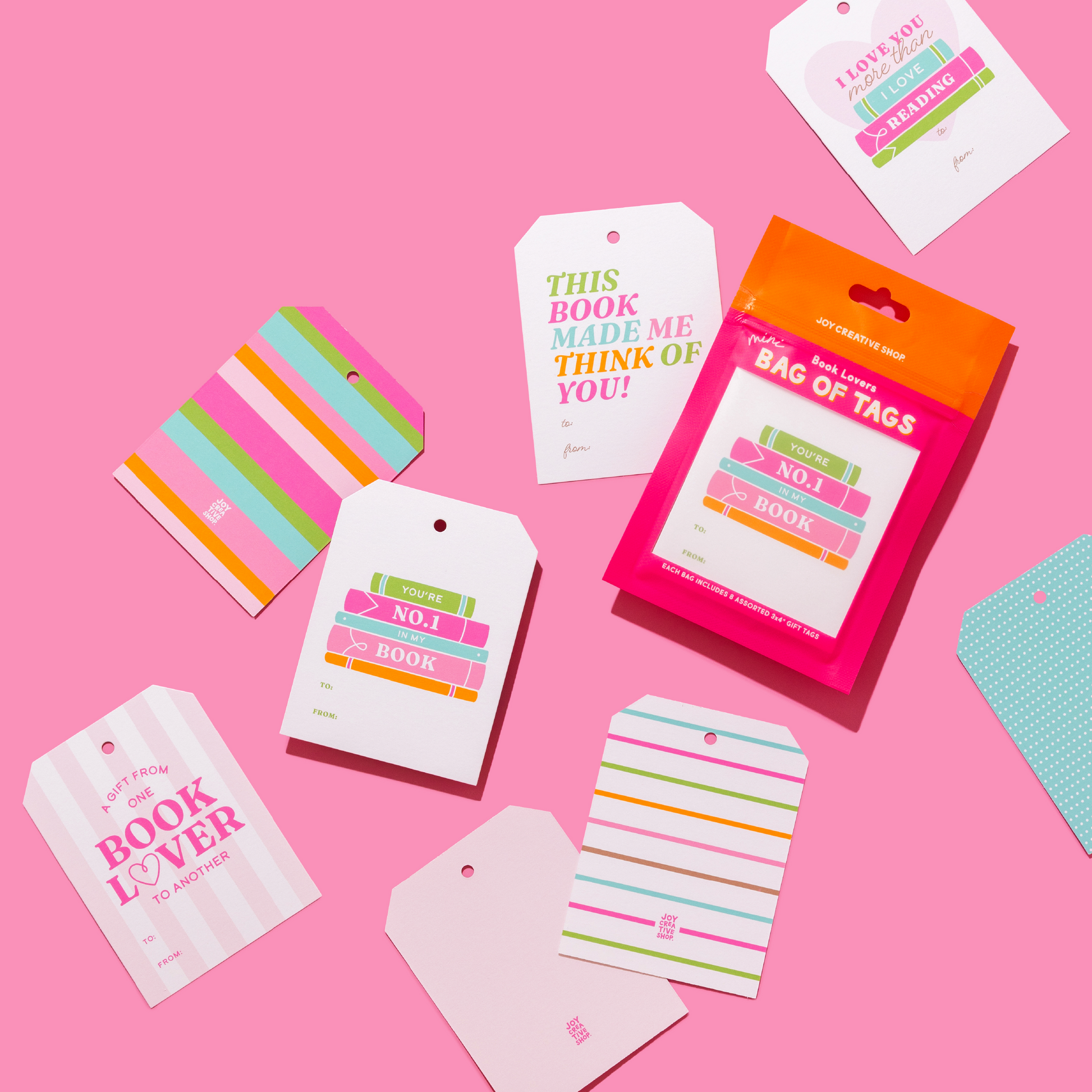 Mini Bag of Tags - Book Lovers