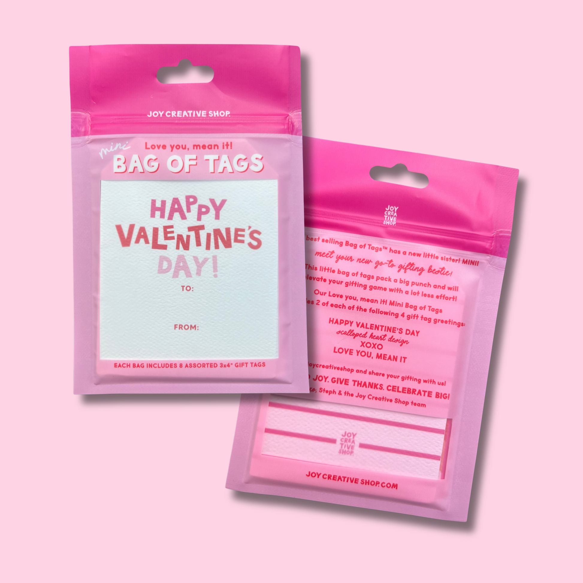 Mini Bag of Tags - Valentine's Day