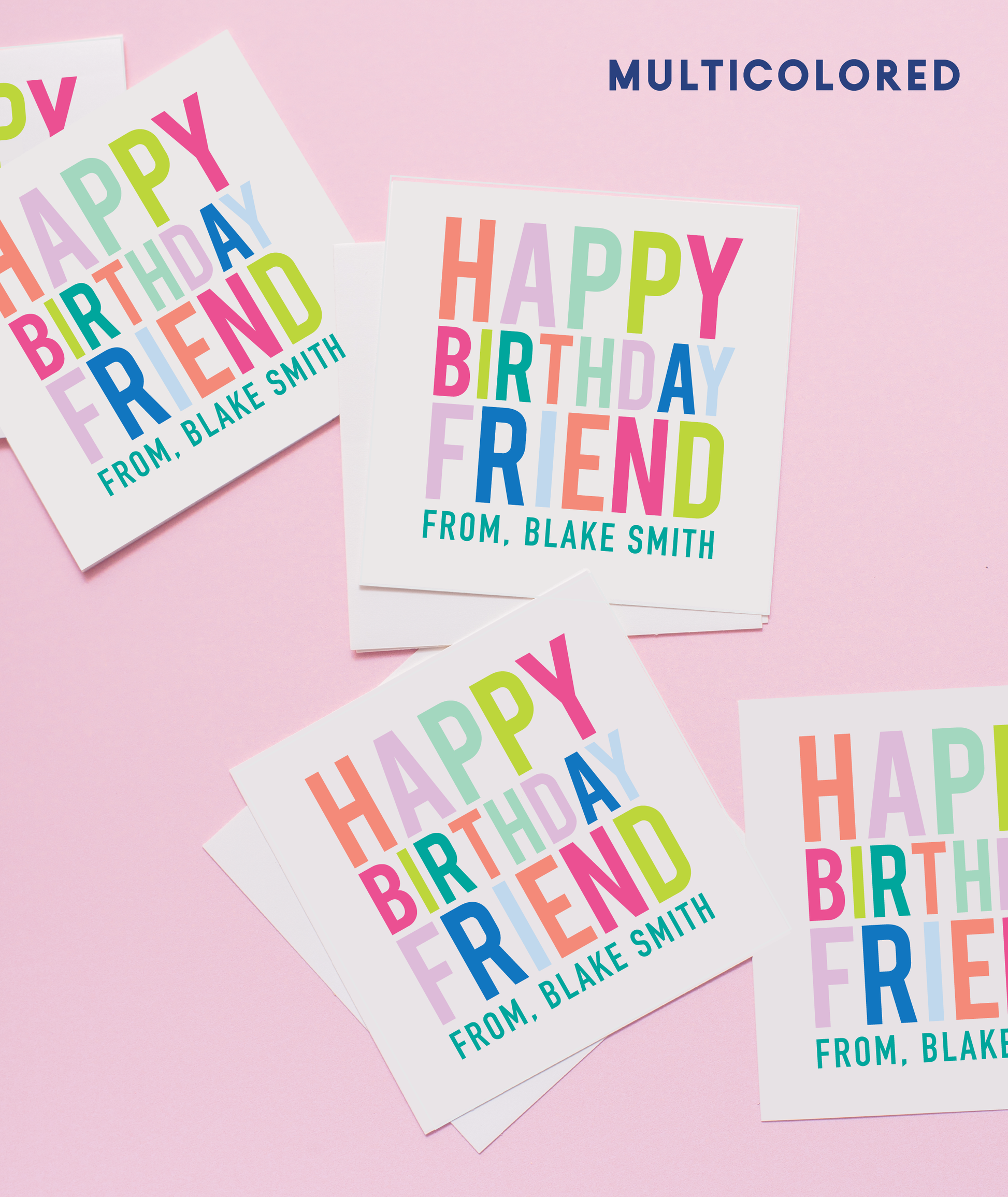 Happy Birthday Friend Stickers