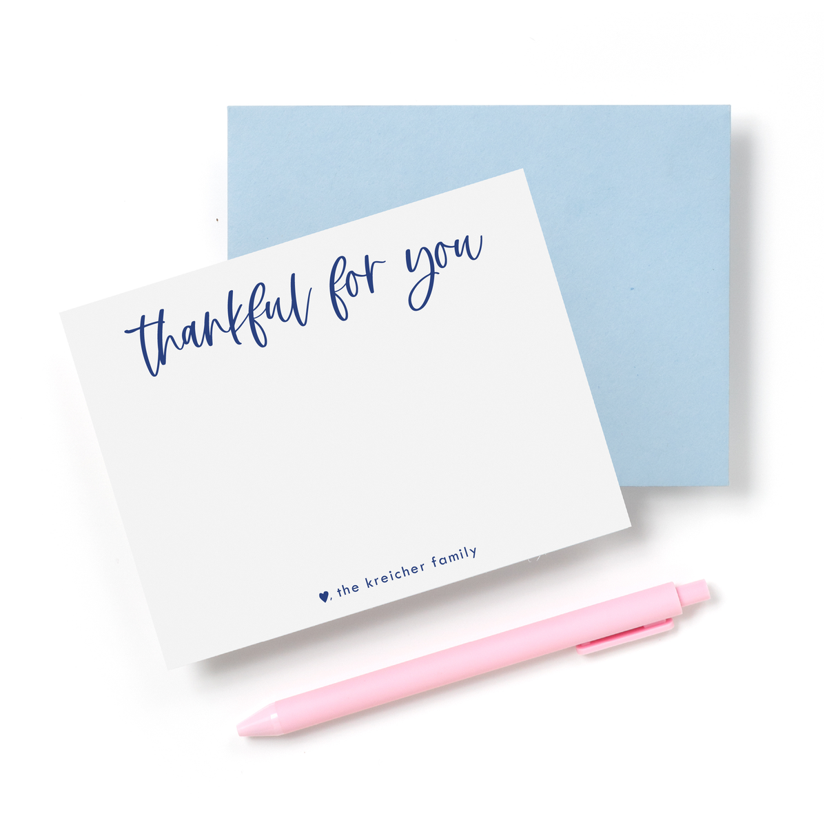 Thankful for You Personalized Stationery