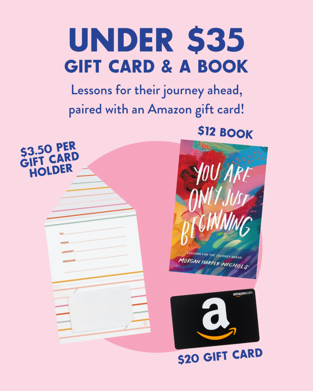 Graduation Gift Under $35 : Gift Card & A Book