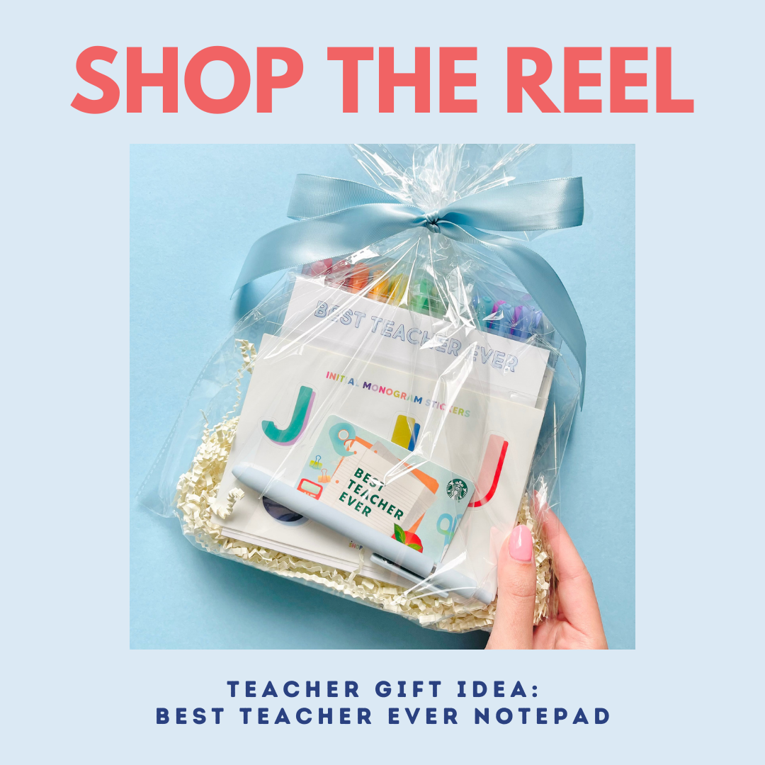 Shop the Reel : Best Teacher Ever Notepad Gift Bundle