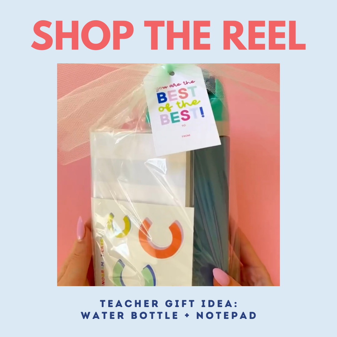 Shop the Reel : Teacher Water Bottle Gift Idea