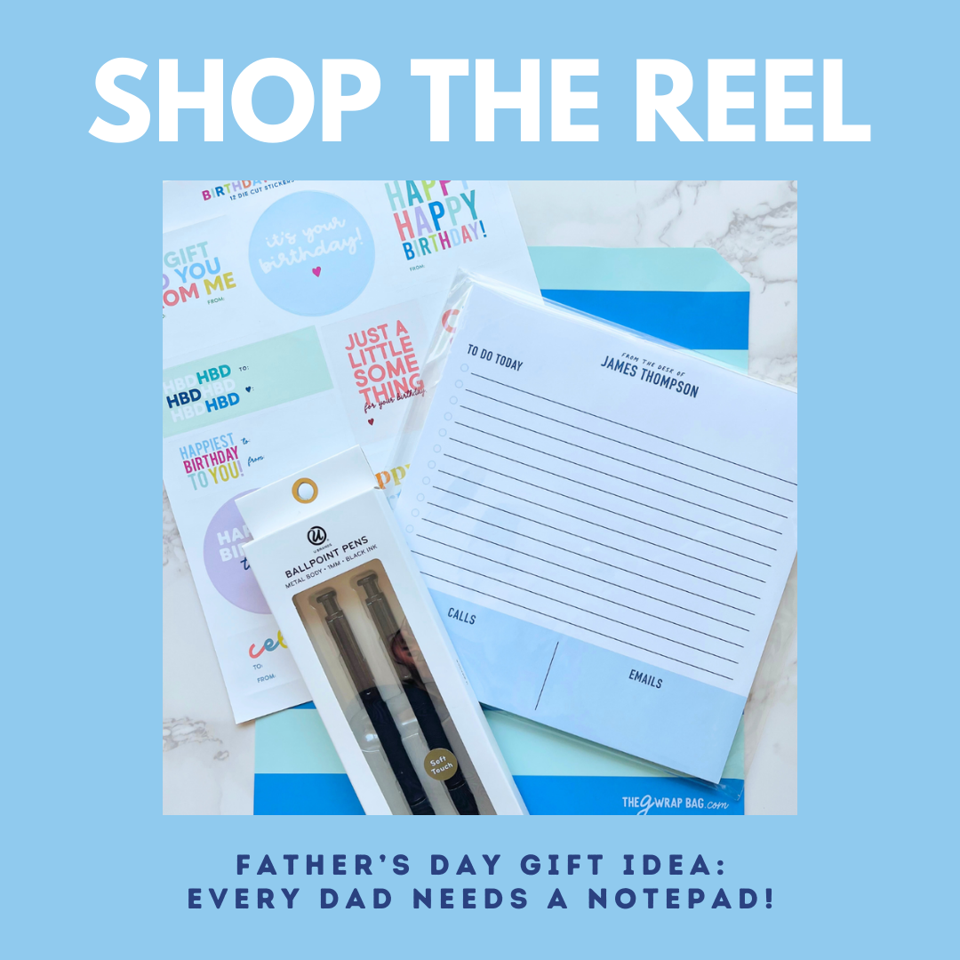 Shop the Reel : Father's Day Gift Idea - Every Dad Needs a Notepad!
