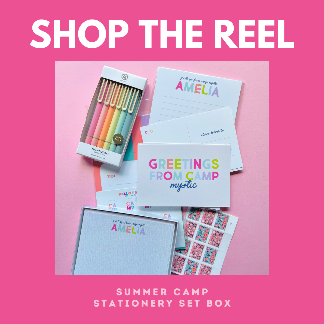 Shop the Reel : Summer Camp Stationery Set Box