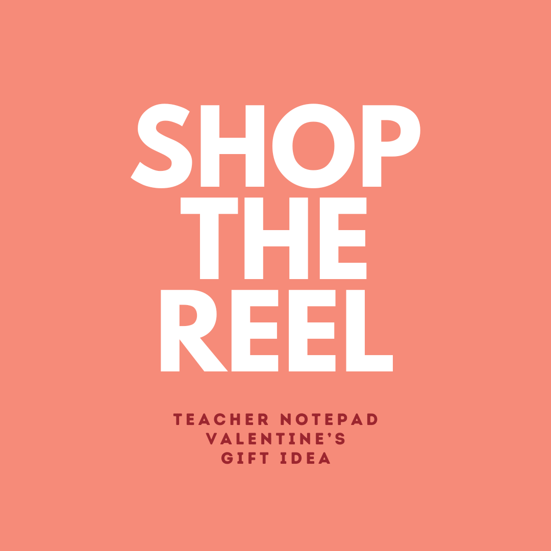 Shop the Reel: Teacher Notepad Valentine's Gift Idea