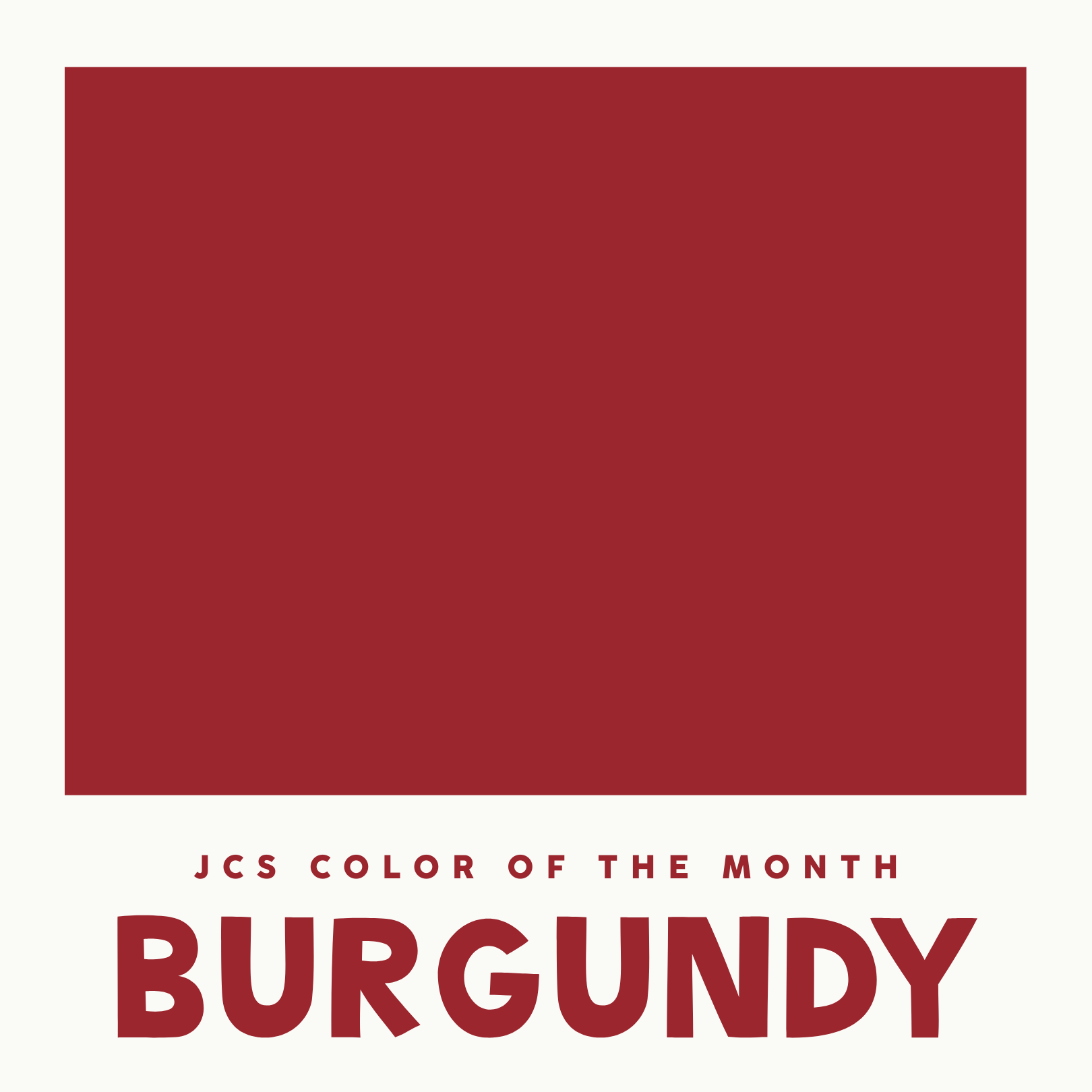 January Color of the Month: Burgundy