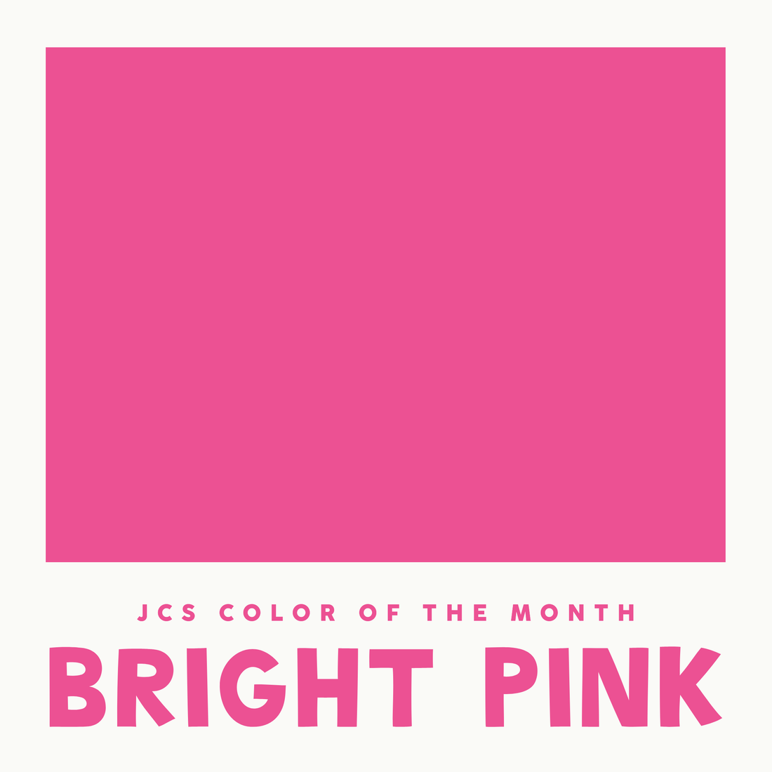 February Color of the Month: Bright Pink
