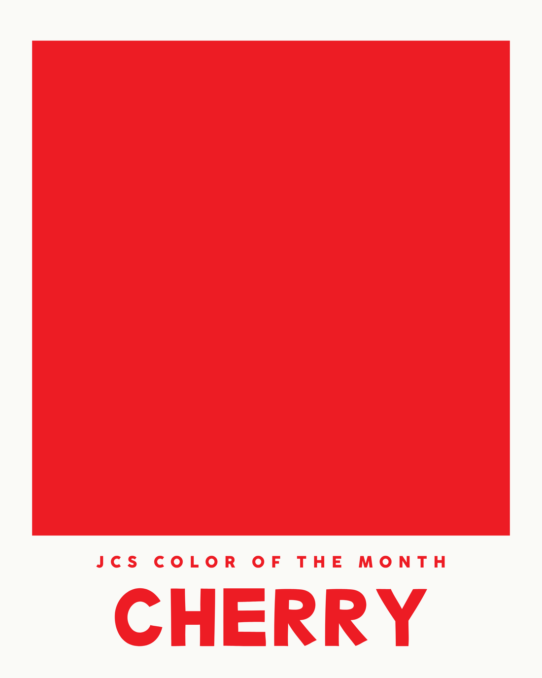 July Color of the Month: Cherry
