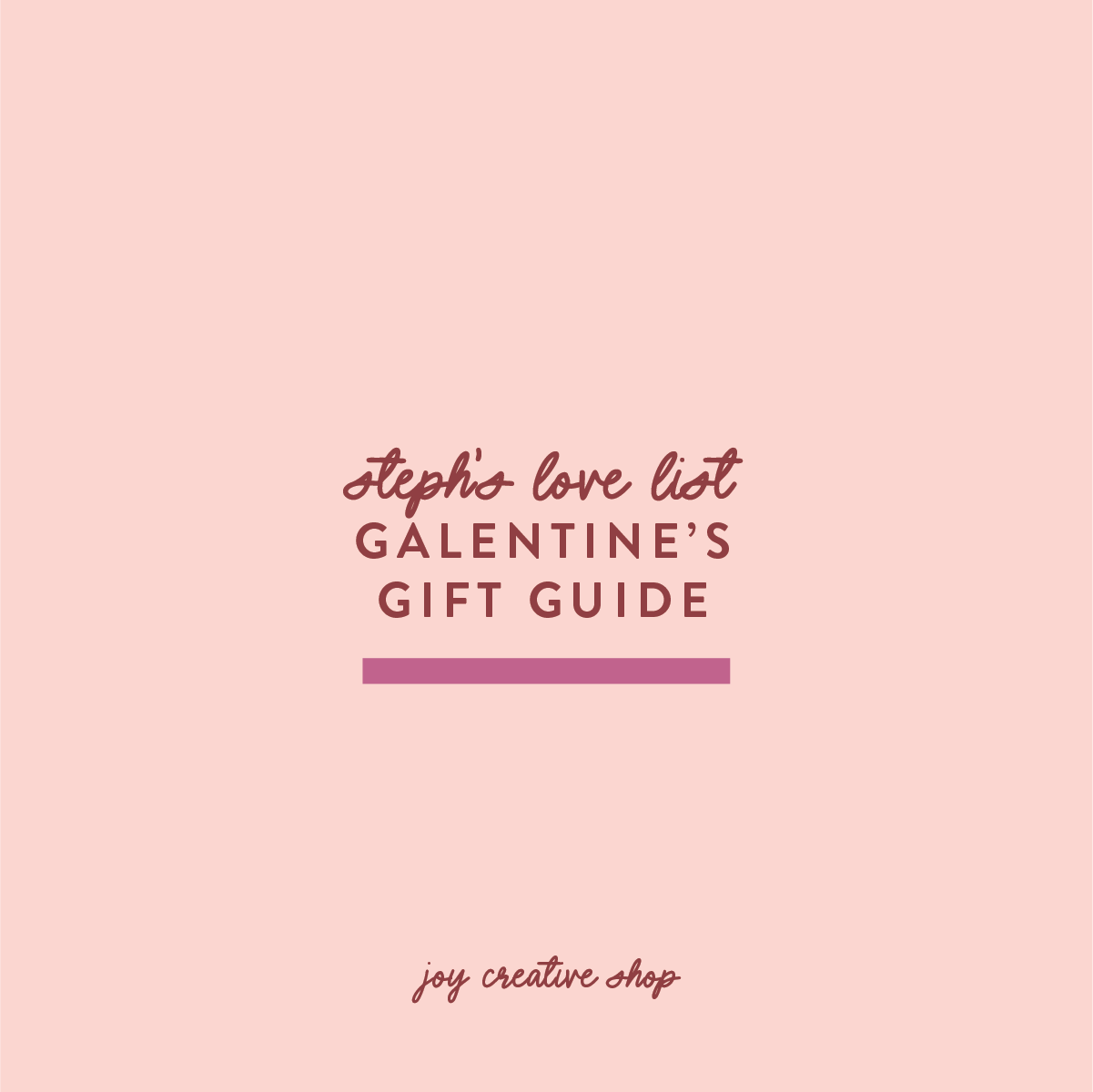 Steph's Love List - 18 Galentine's Gift Ideas 2022