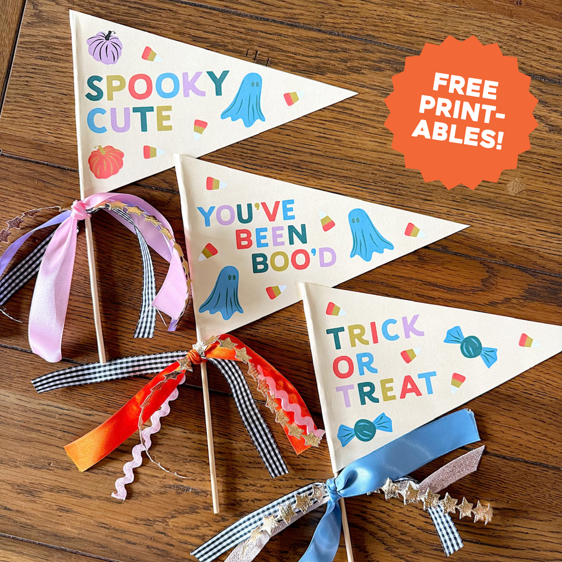 FREE Halloween Printables: Boo Basket Pennants & Must-Haves