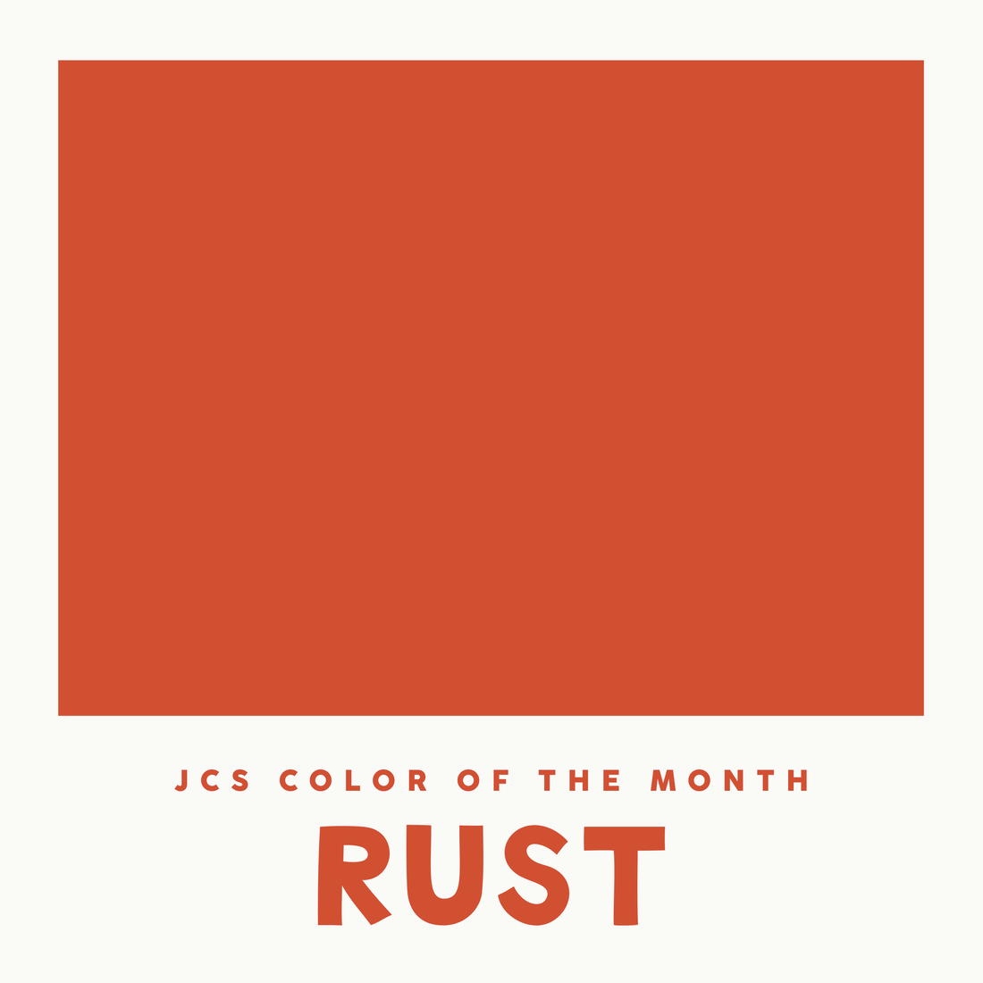 October Color of the Month: Rust