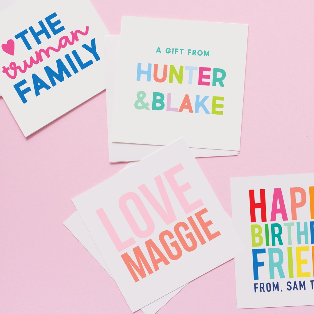 Personalized Gift Stickers