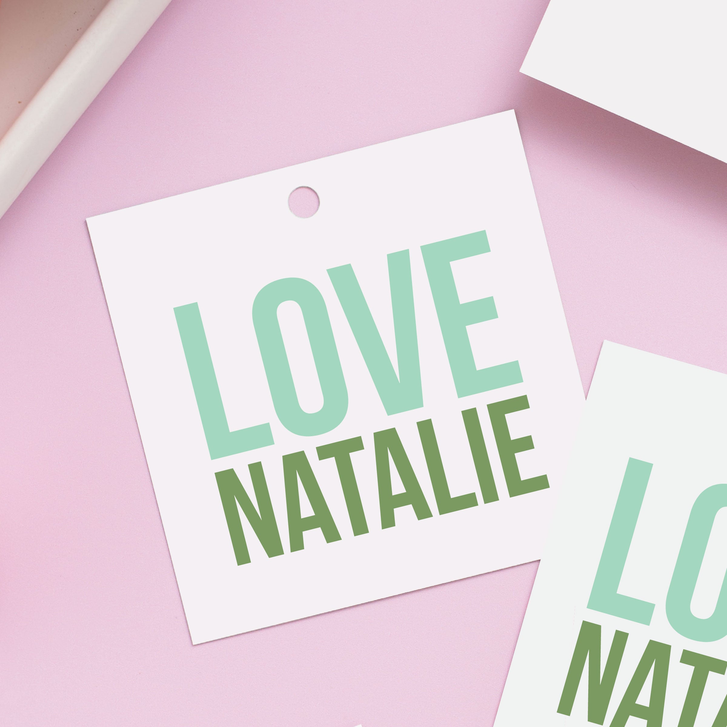Name Gift Tags & Stickers