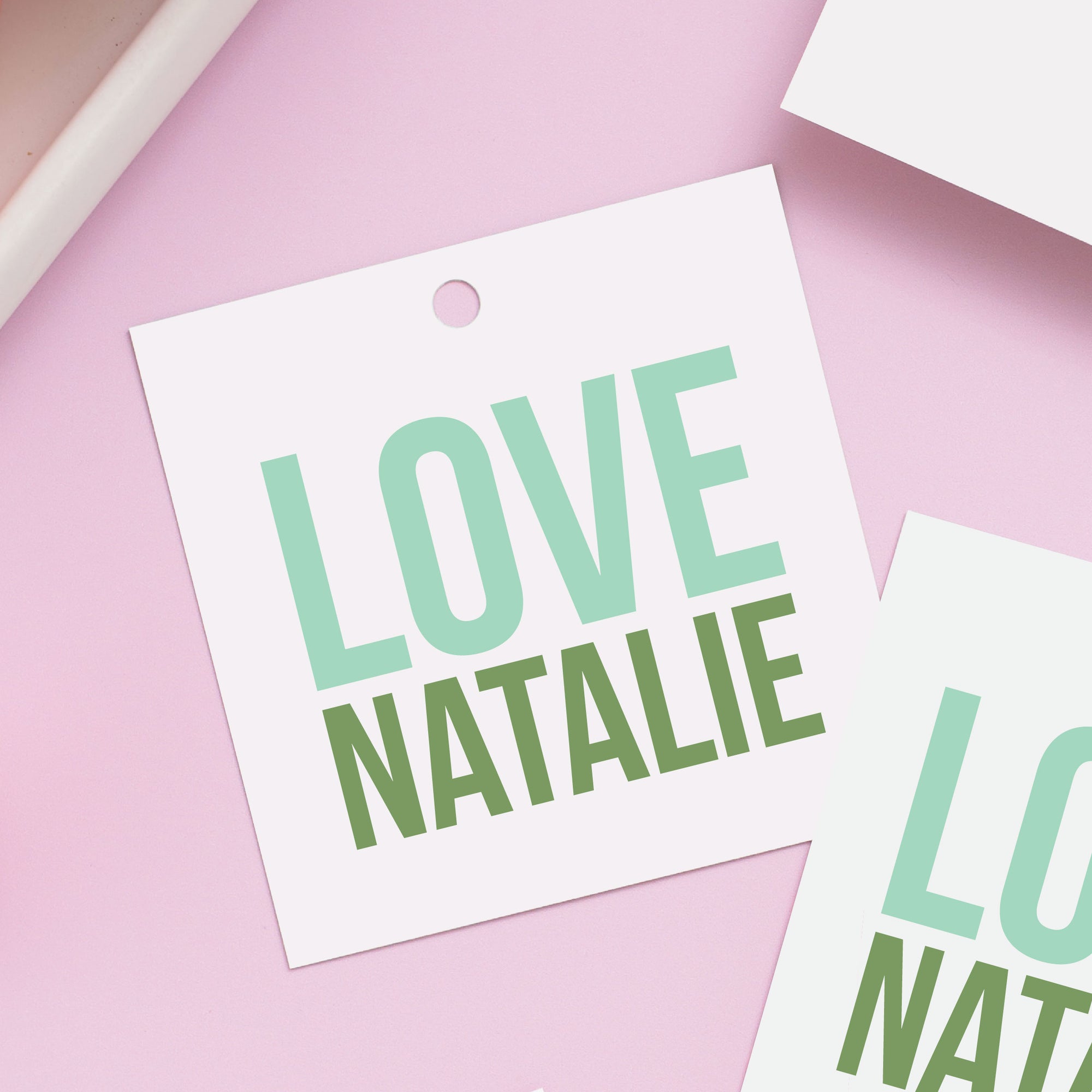 Name Gift Tags & Stickers