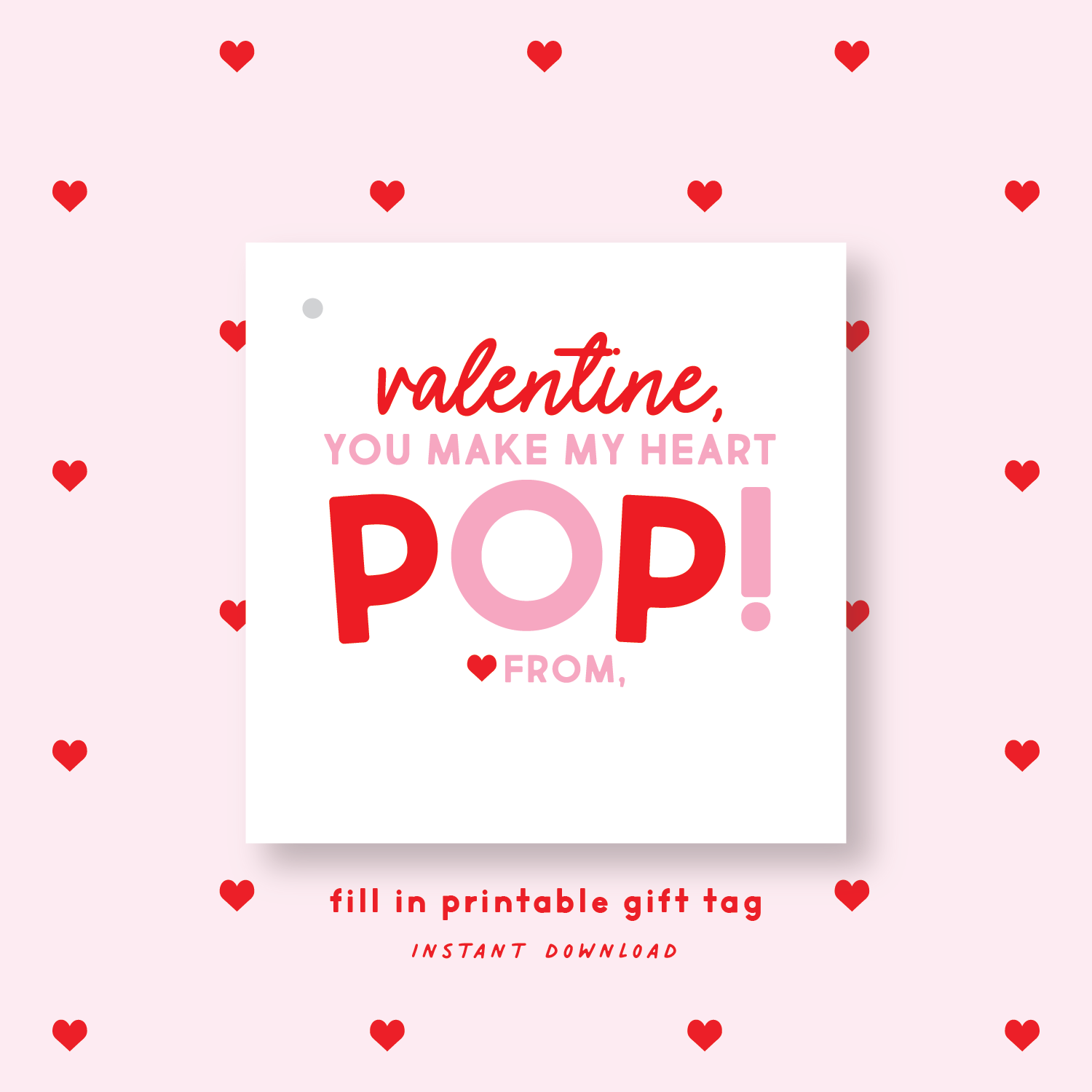 Instant Download Valentines