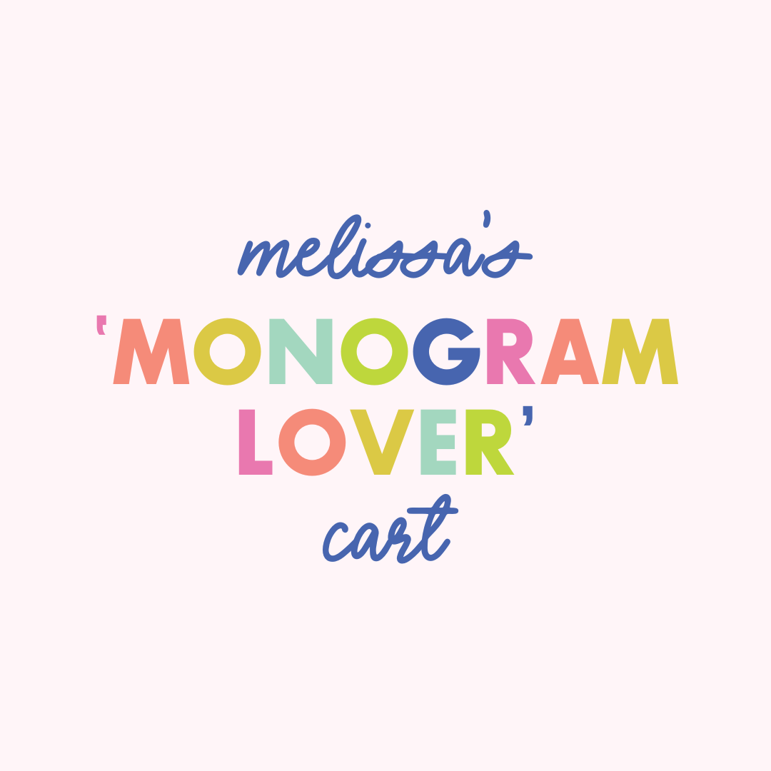 'Monogram Lover' Cart