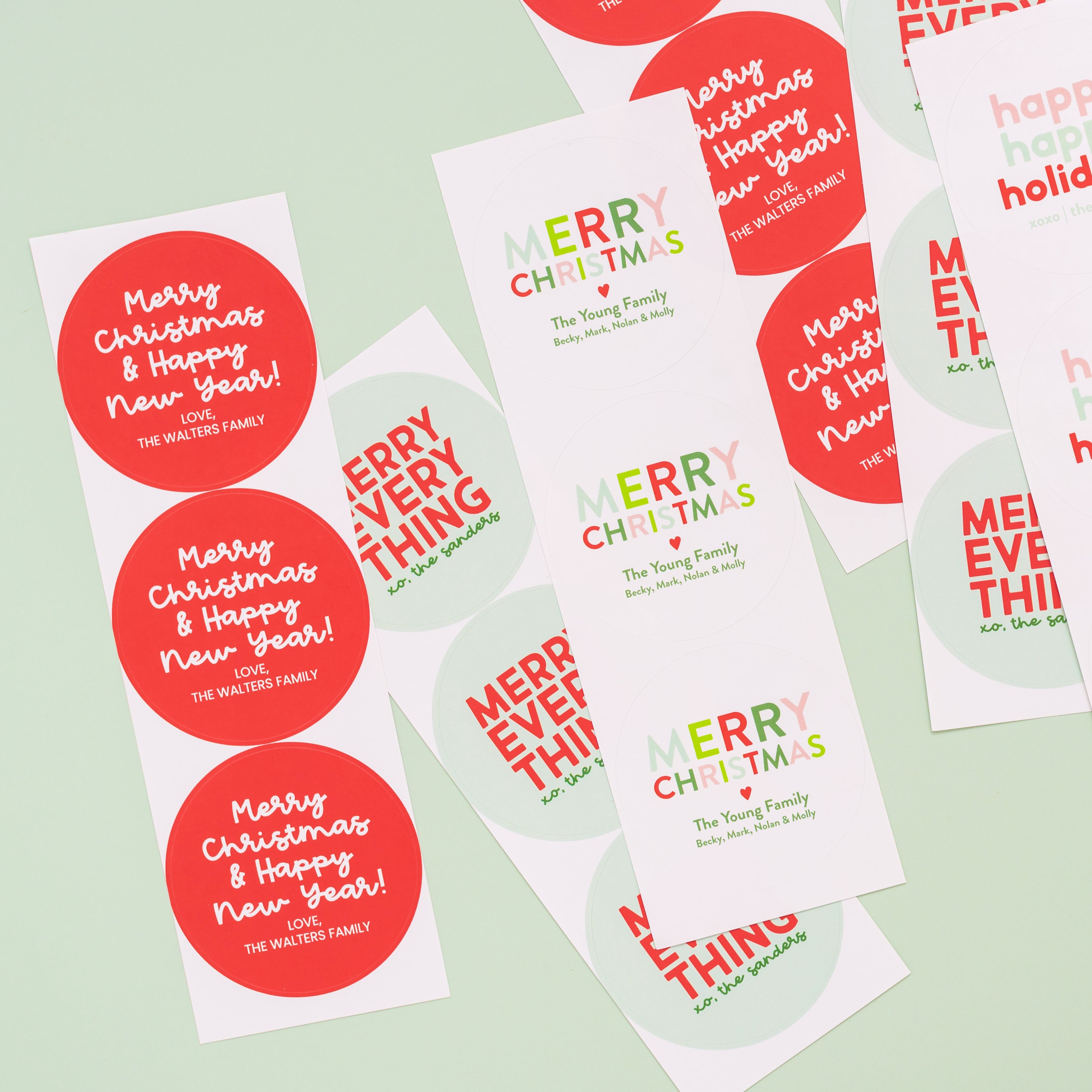 Holiday Gift Stickers