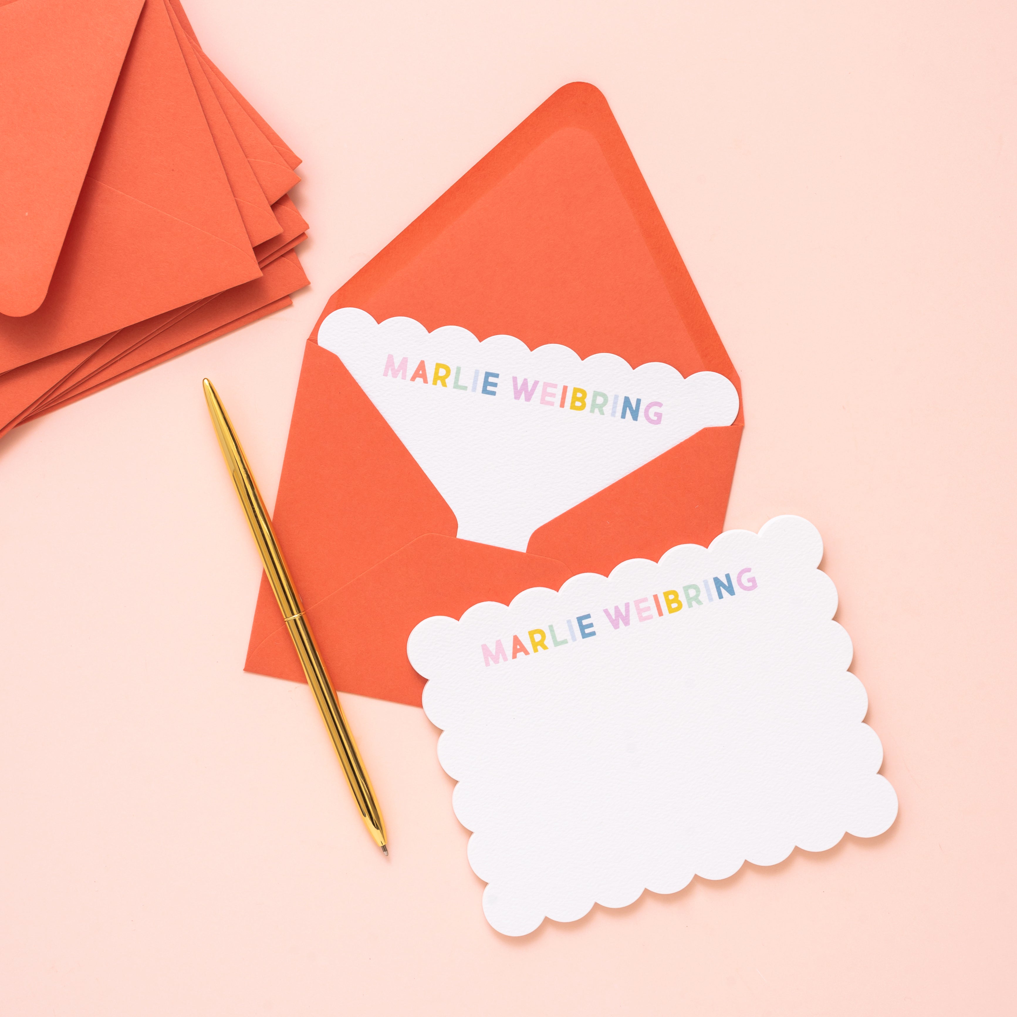 Scallop Stationery