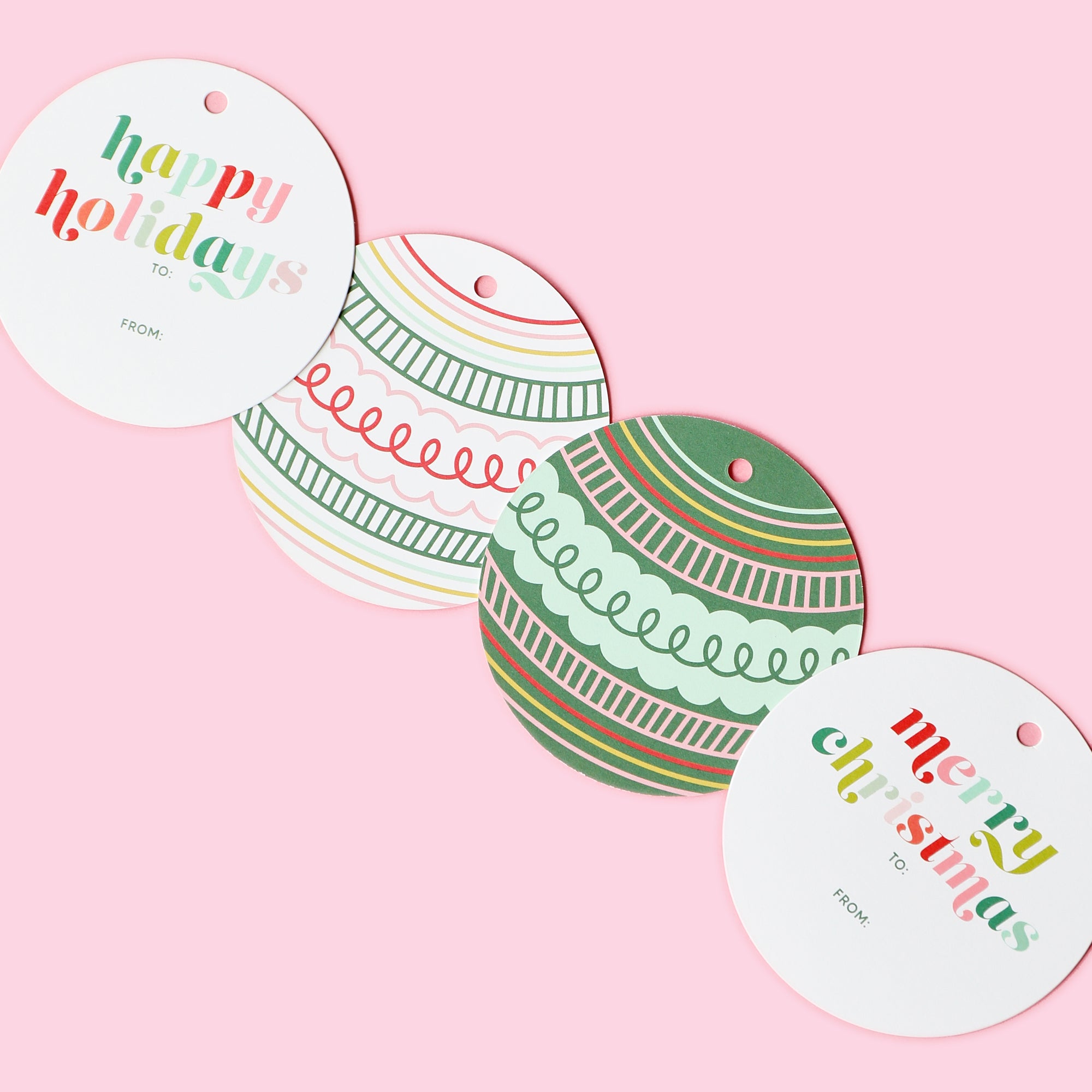 Holiday To From Gift Tags
