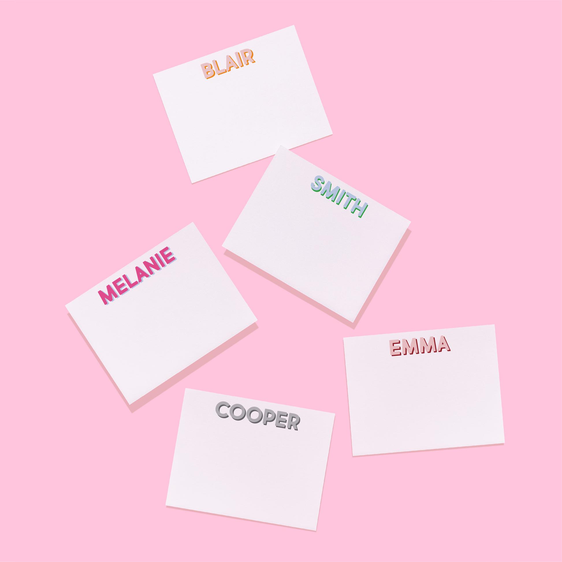 Modern Classics Personalized Stationery