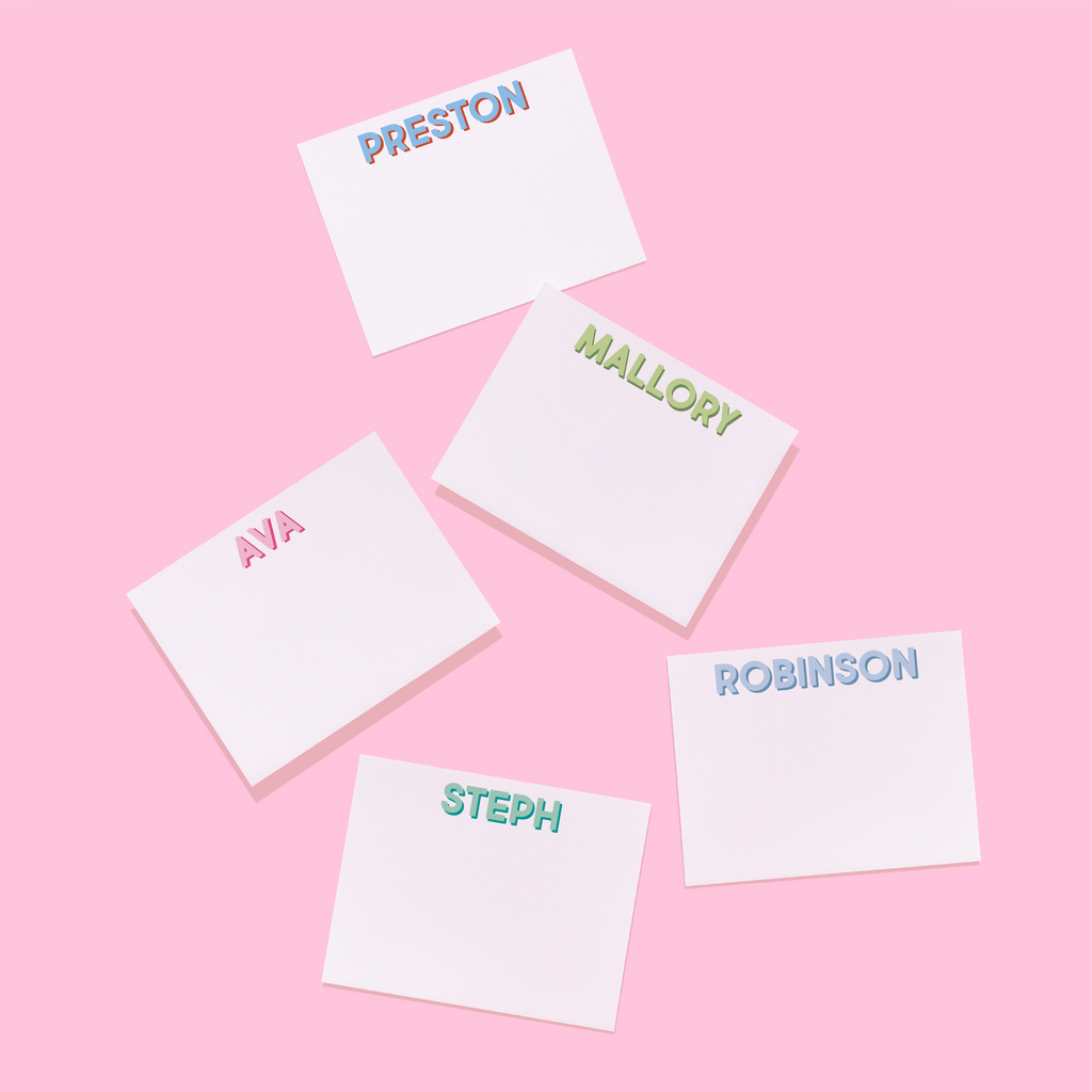 Modern Classics Personalized Stationery