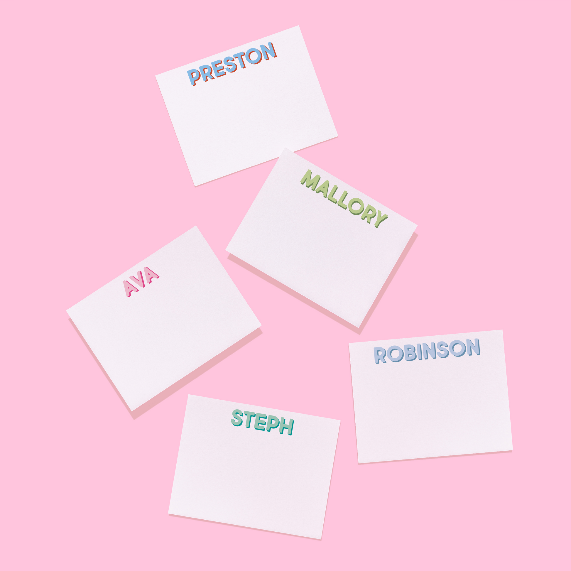 Modern Classics Personalized Stationery