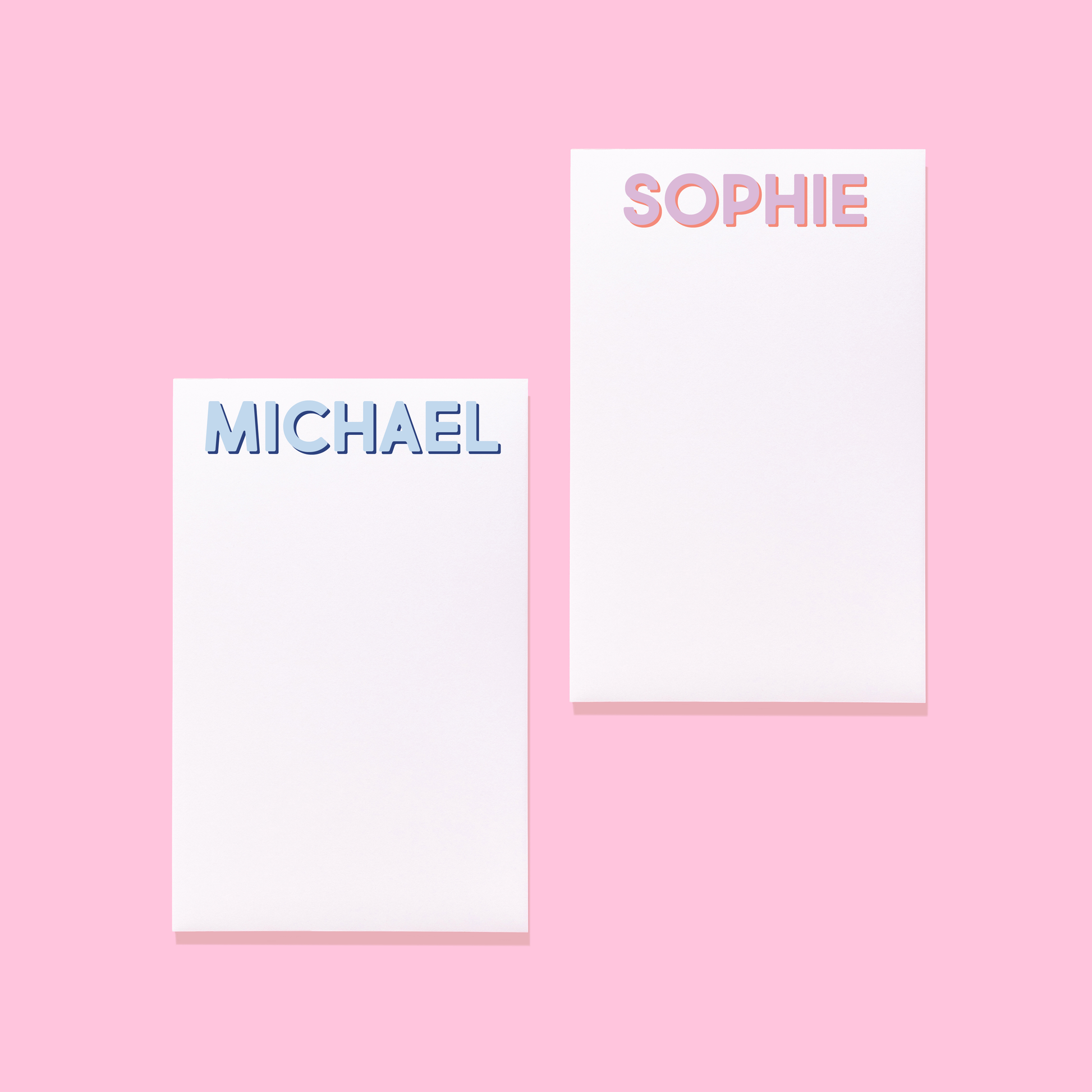 Modern Classics First Name Notepad