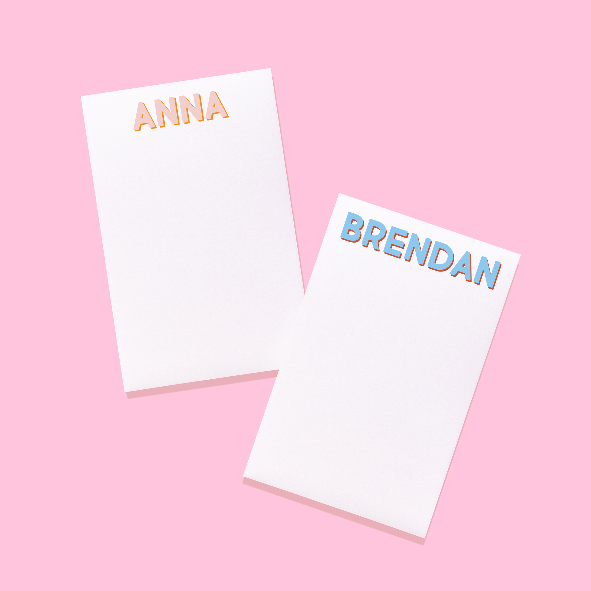 Modern Classics First Name Notepad
