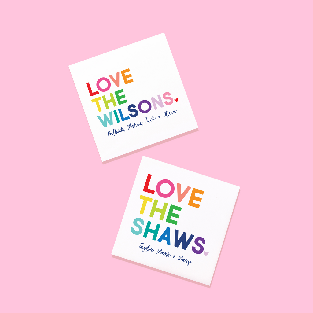 Rainbow Family Stickers