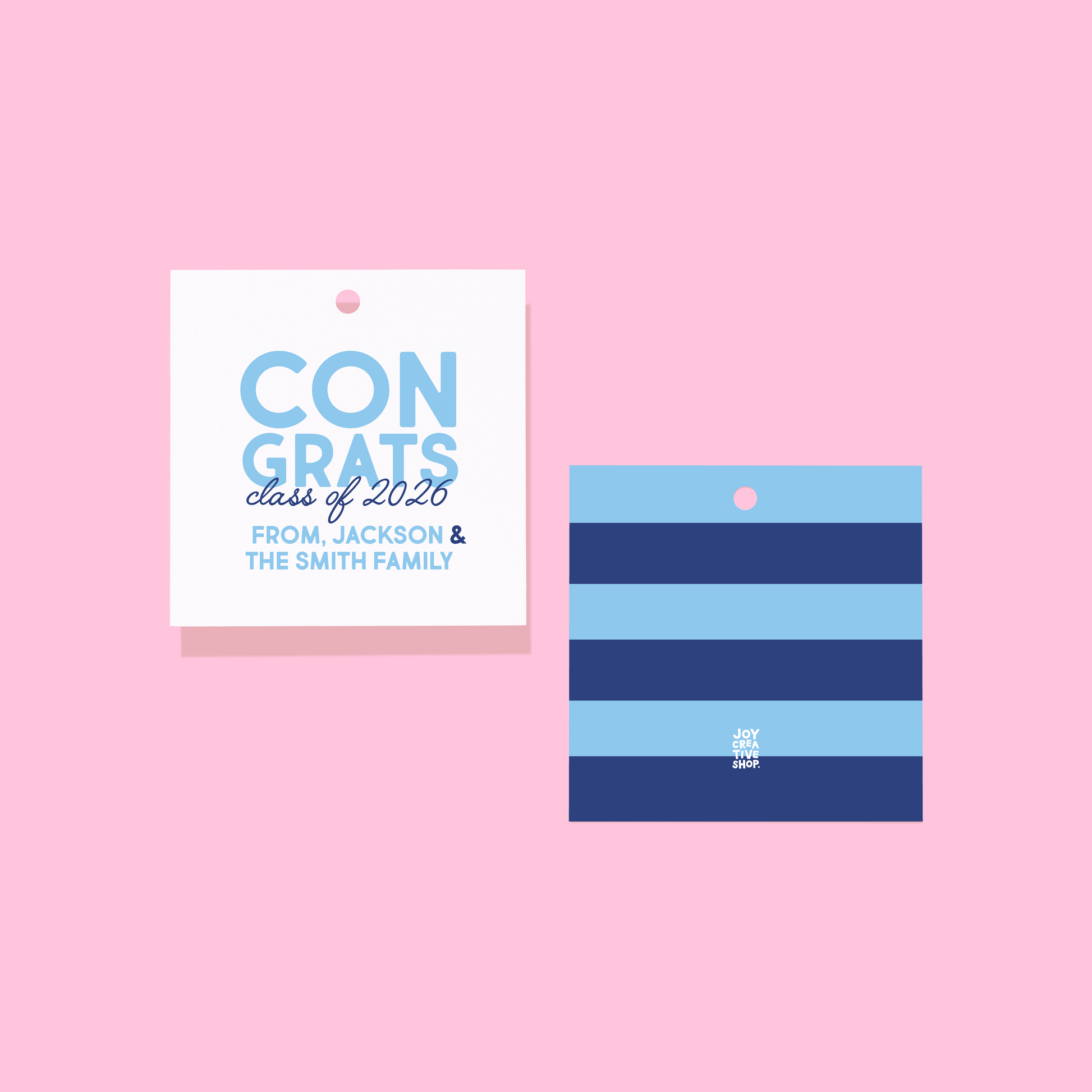 Congrats Class of 2026 Graduation Gift Tag