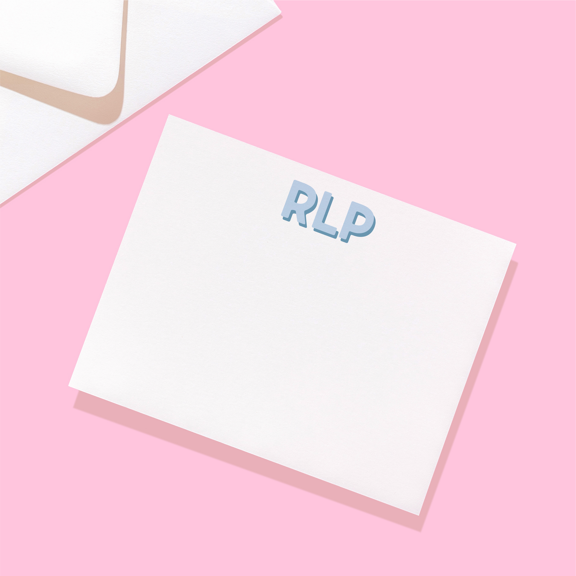 Modern Classics Monogram Personalized Stationery