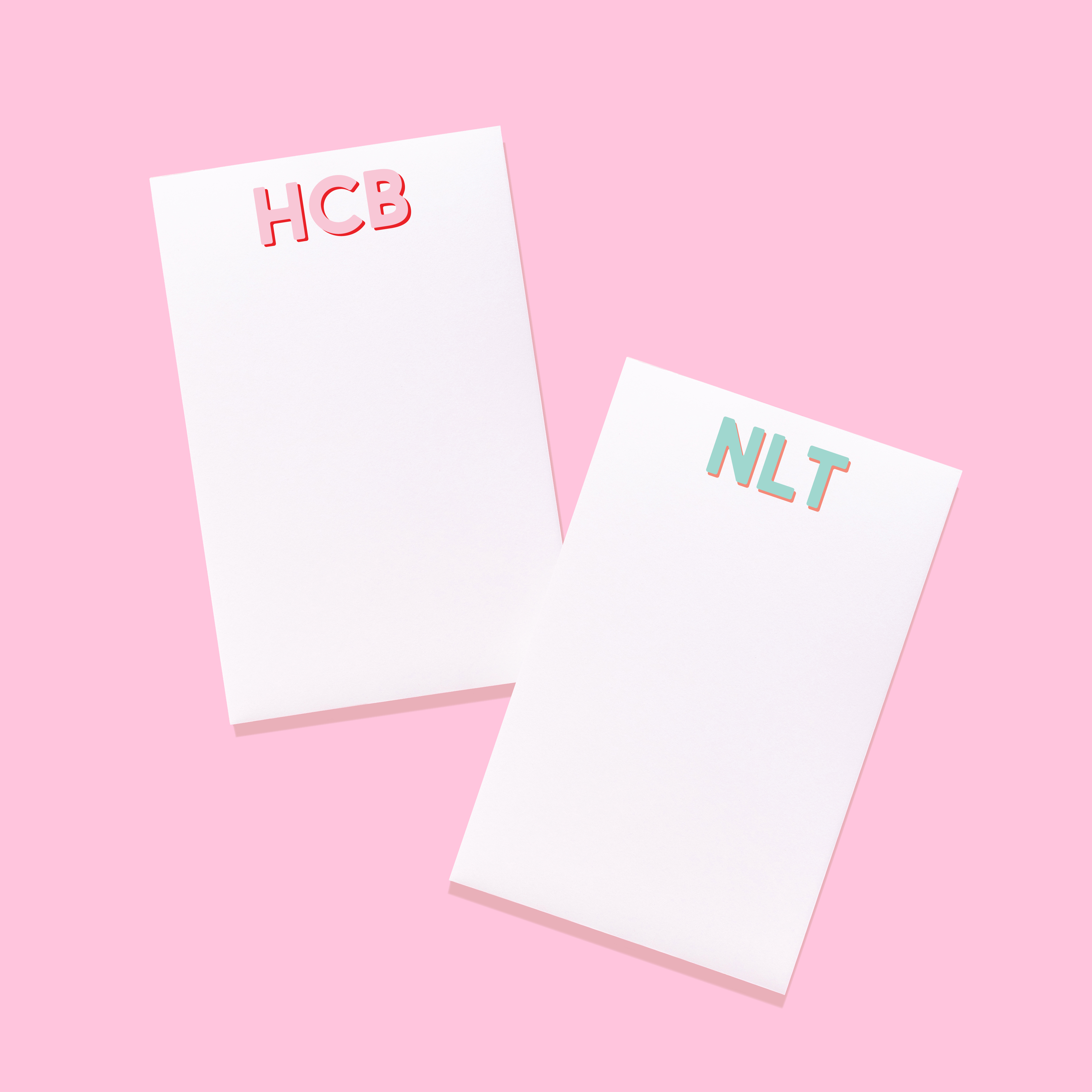 Monogram Notepad Modern Classics Monogram Notepad – Joy Creative Shop