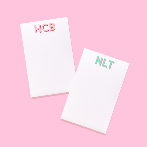 Modern Classics Monogram Notepad