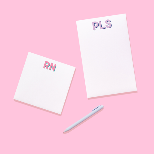 Modern Classics Monogram Notepad