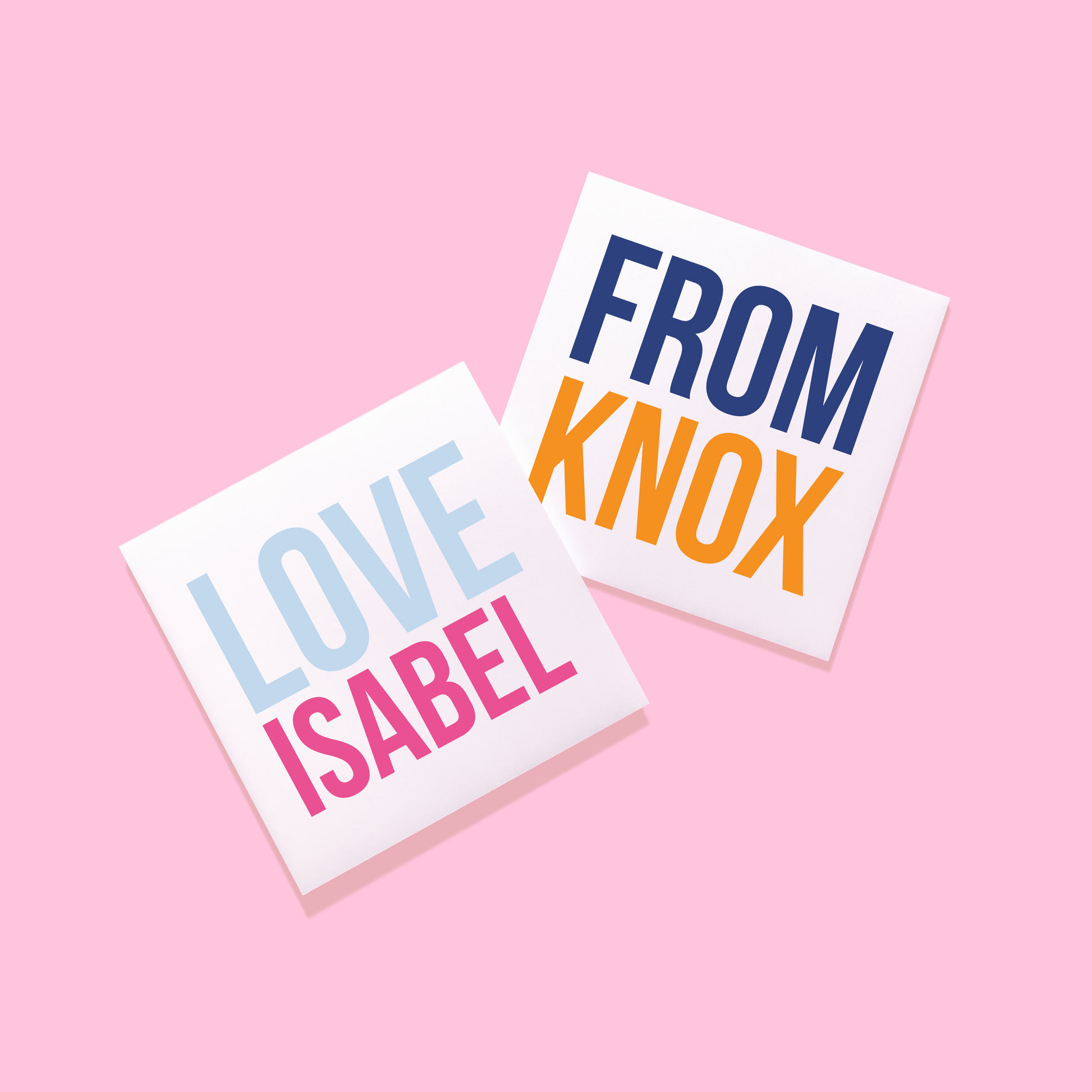 Love/From Personalized Gift Stickers