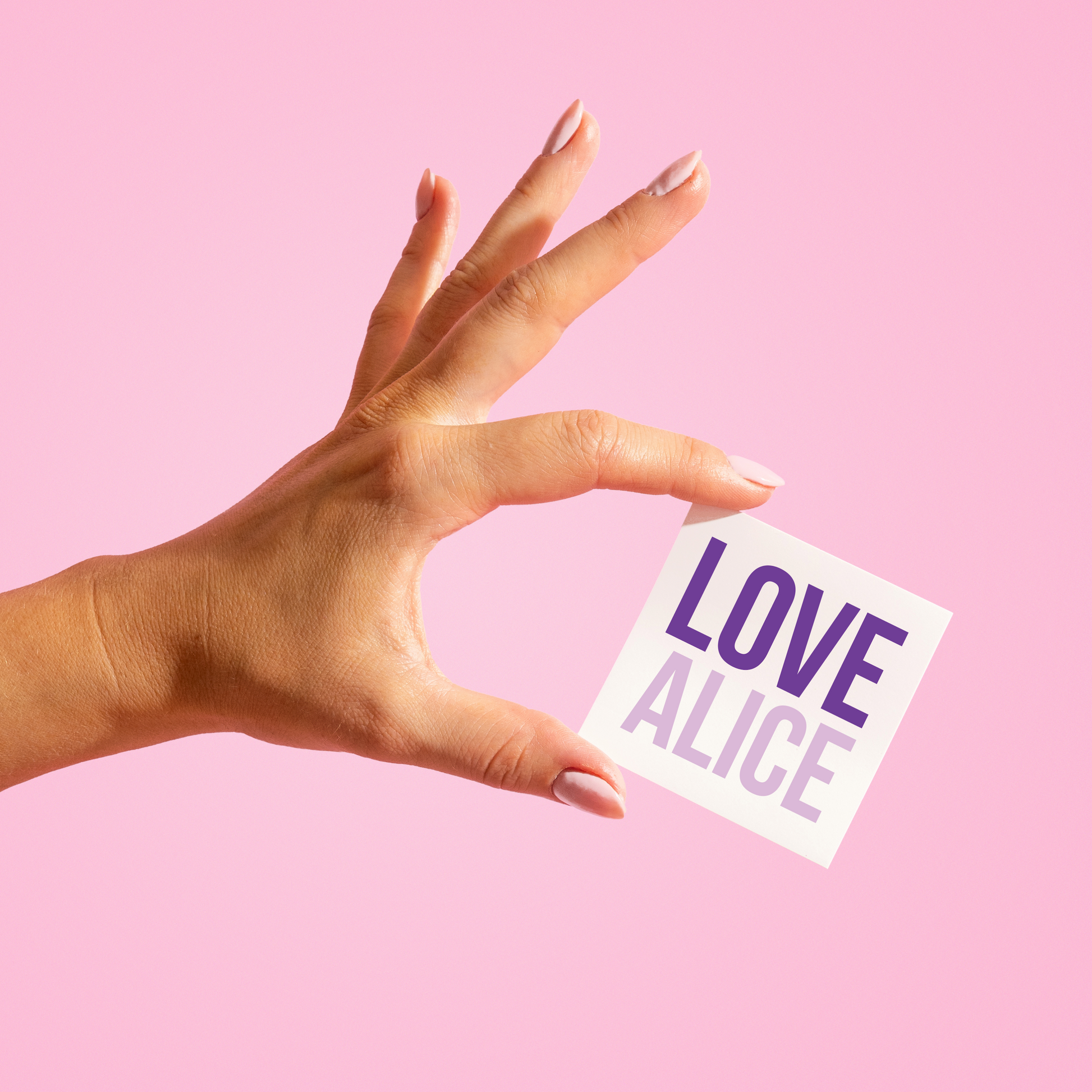 Love/From Personalized Gift Stickers