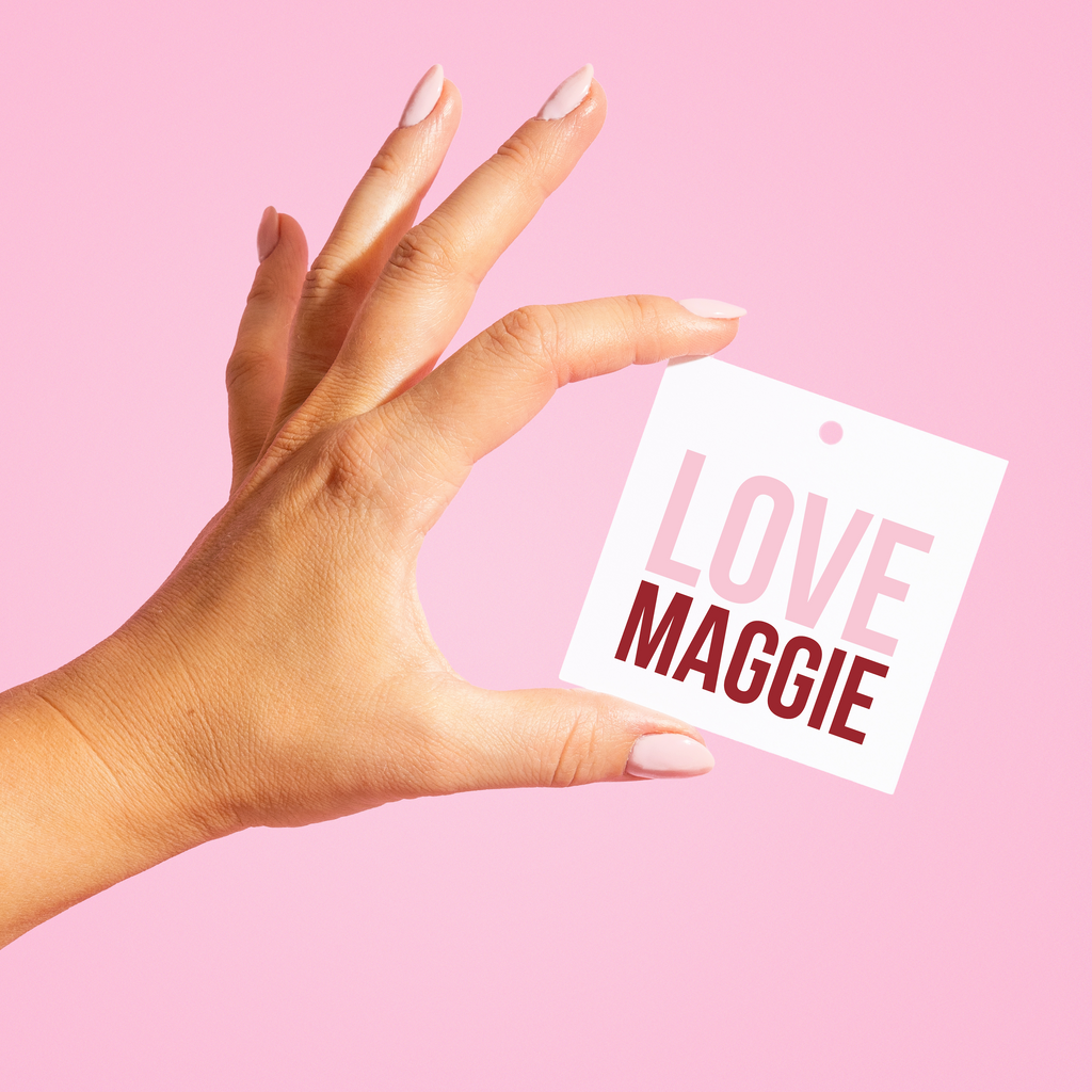 Love/From Personalized Gift Tag