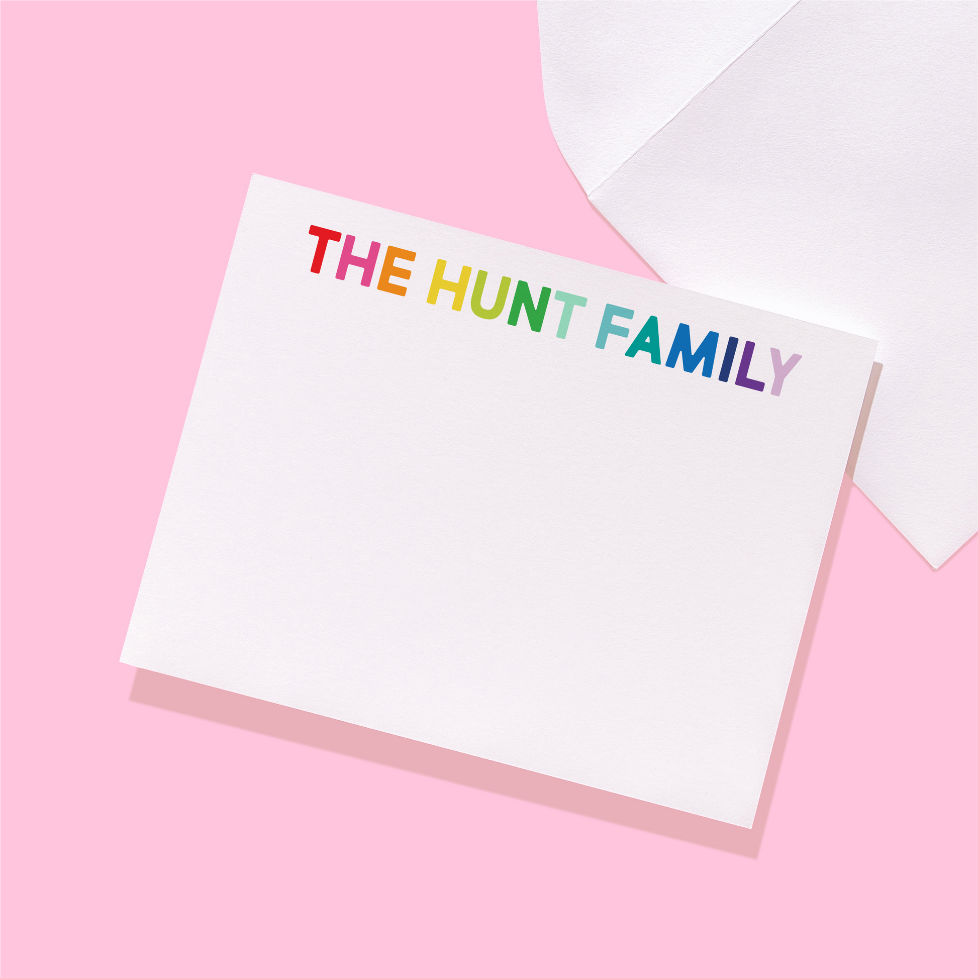 Rainbow Personalized Stationery