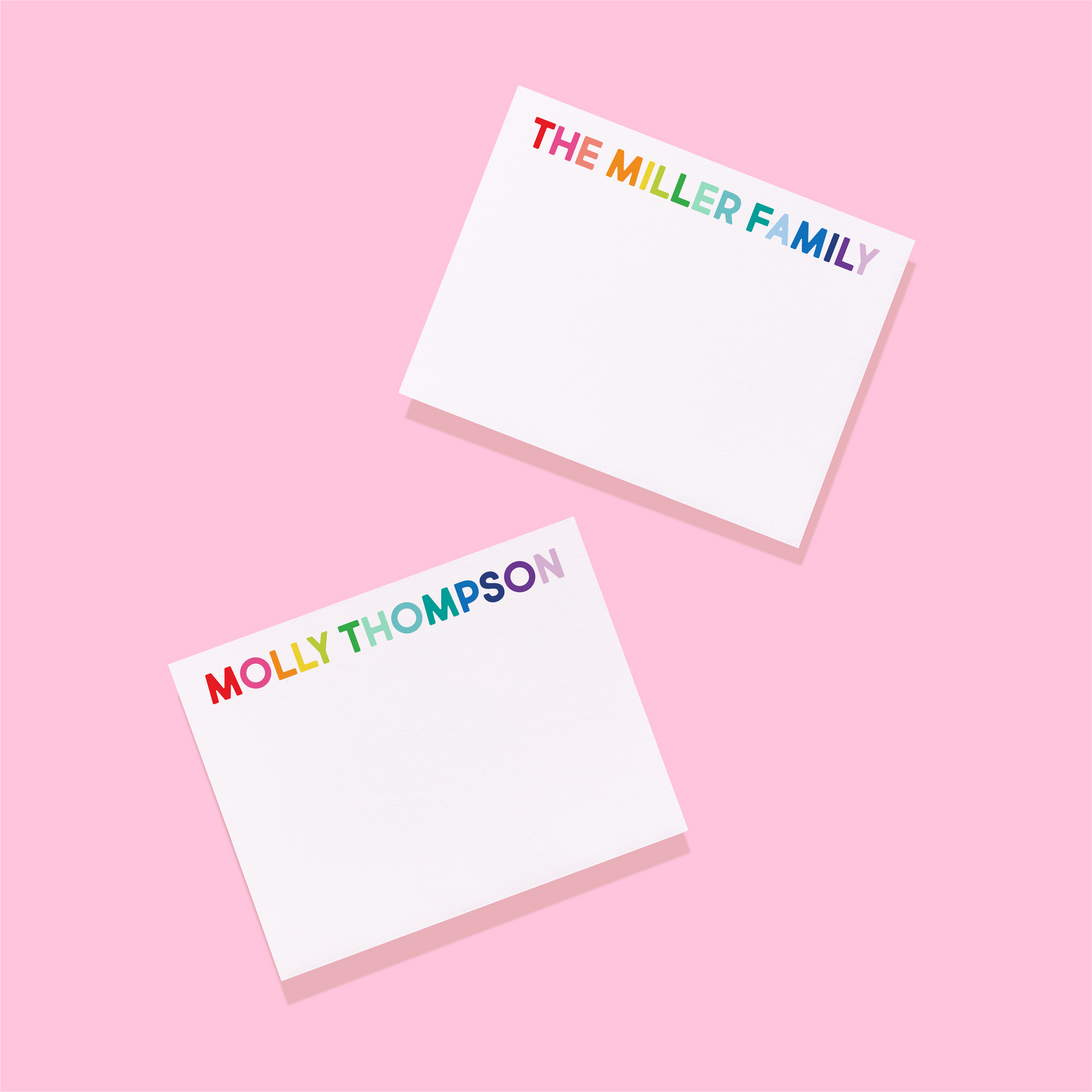 Rainbow Personalized Stationery