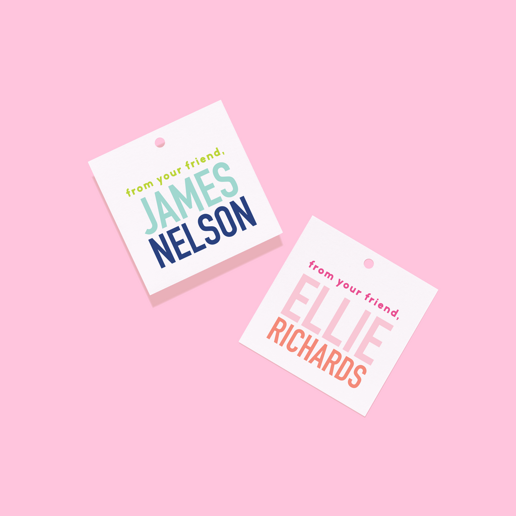 From Your Friend Gift Tags